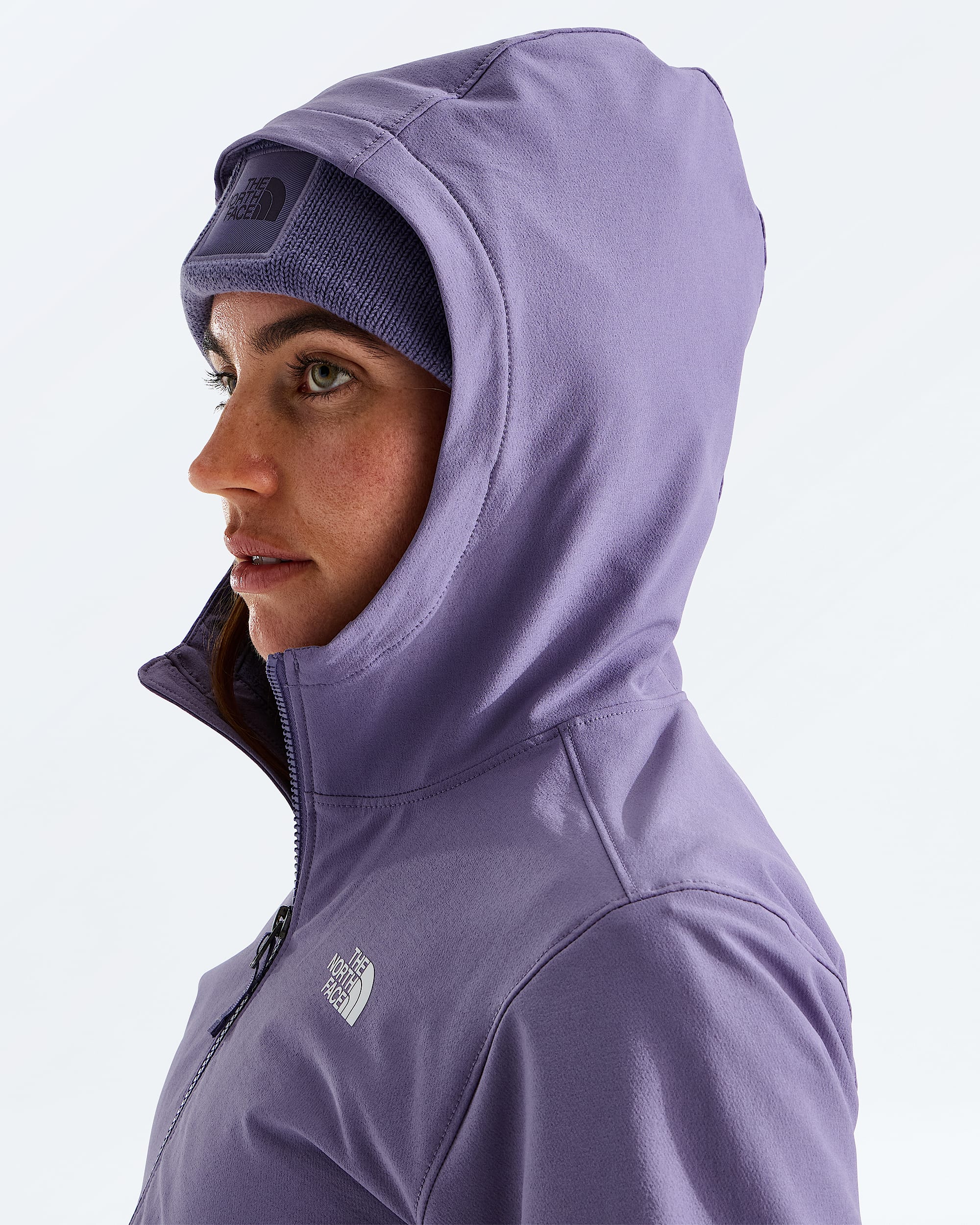 Womens Shelbe Raschel Hoodie TNF MODELHOOD2