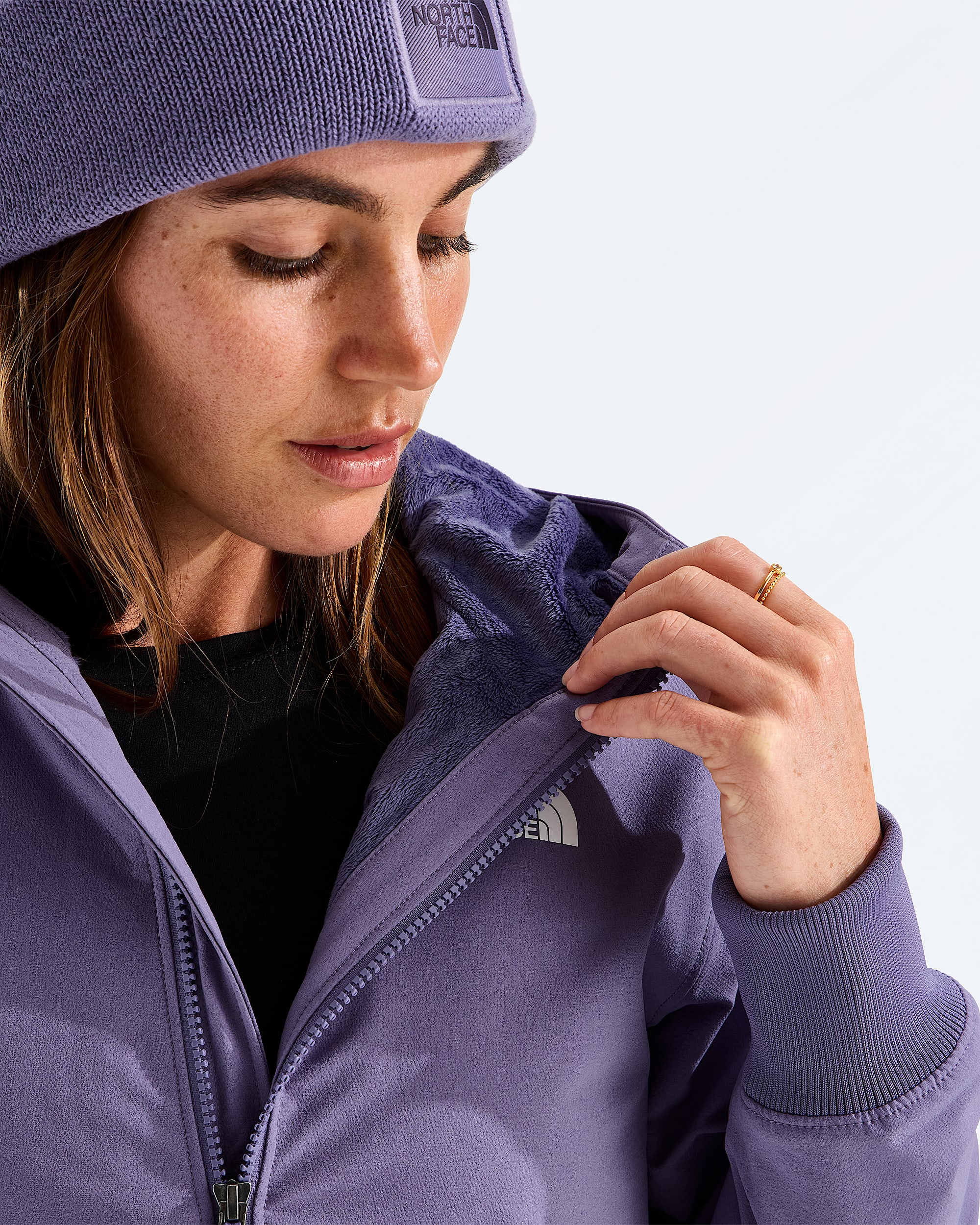 Womens Shelbe Raschel Hoodie TNF MODELINT