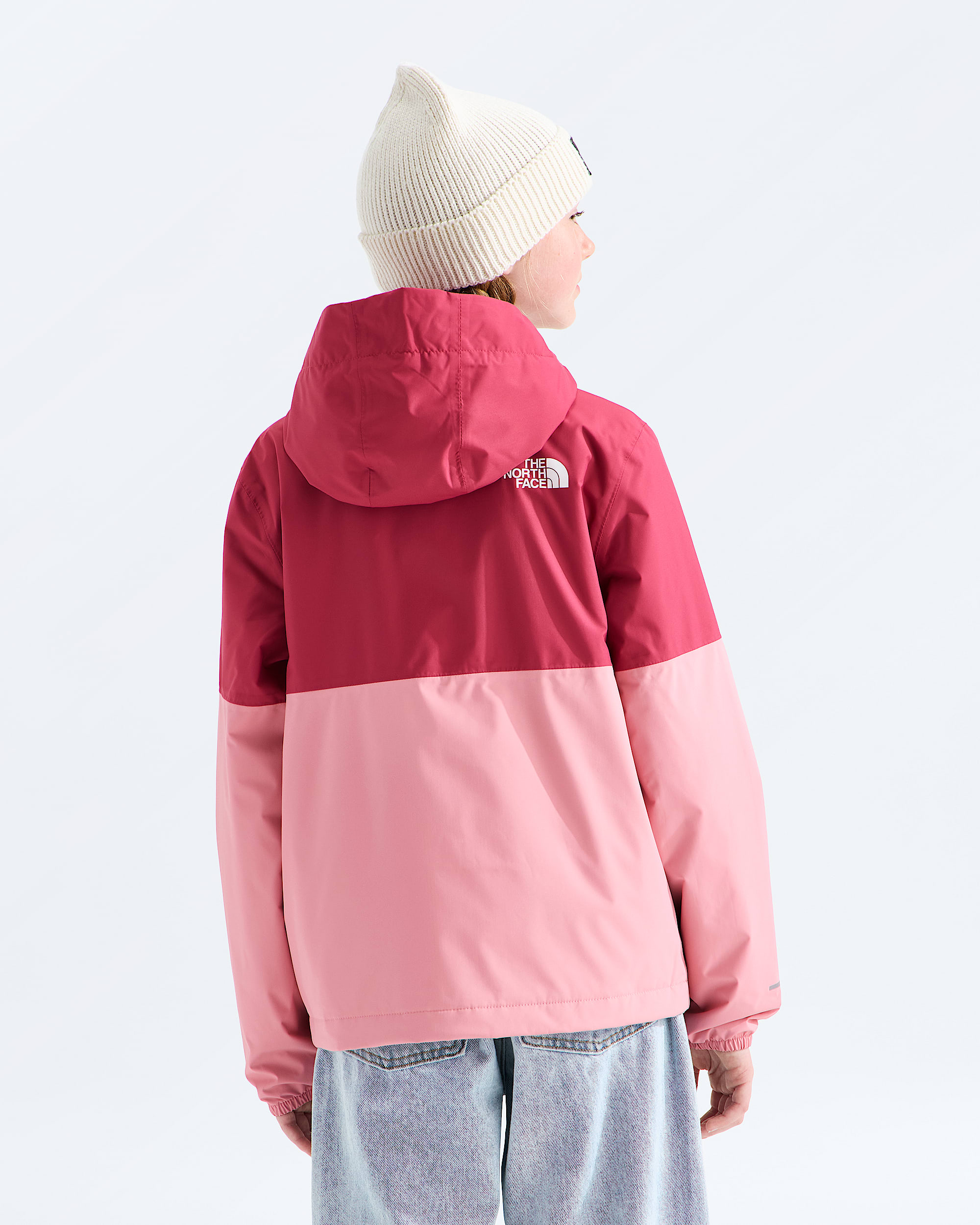 Girls Warm Antora Rain Jacket TNF BACK