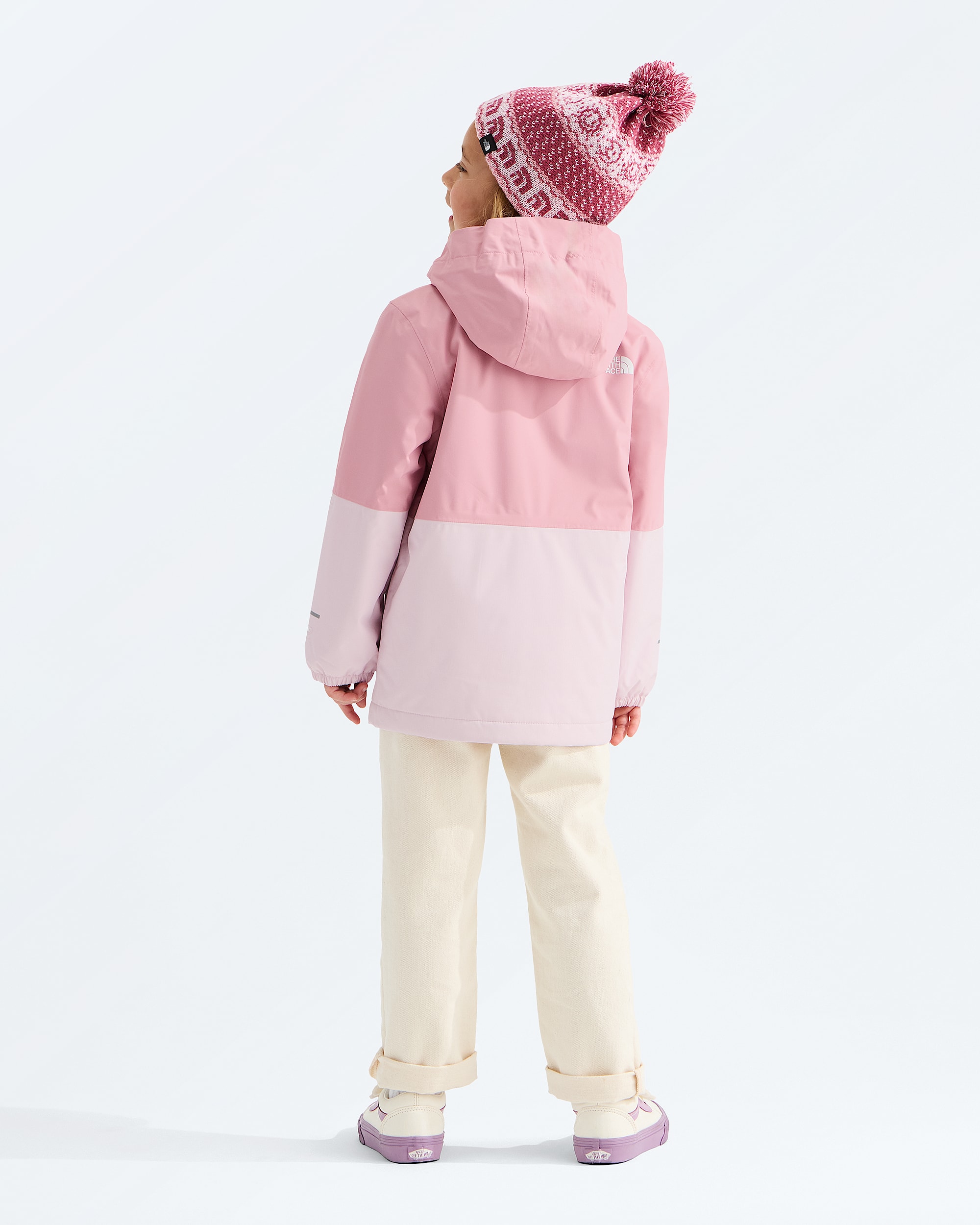 Manteau impermable Warm Antora pour enfants TNF BACK