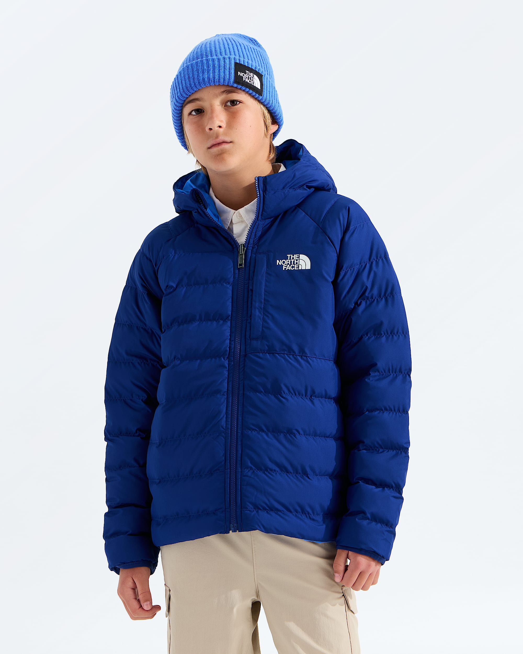 Boys Reversible Perrito Hooded Jacket TNF HERO