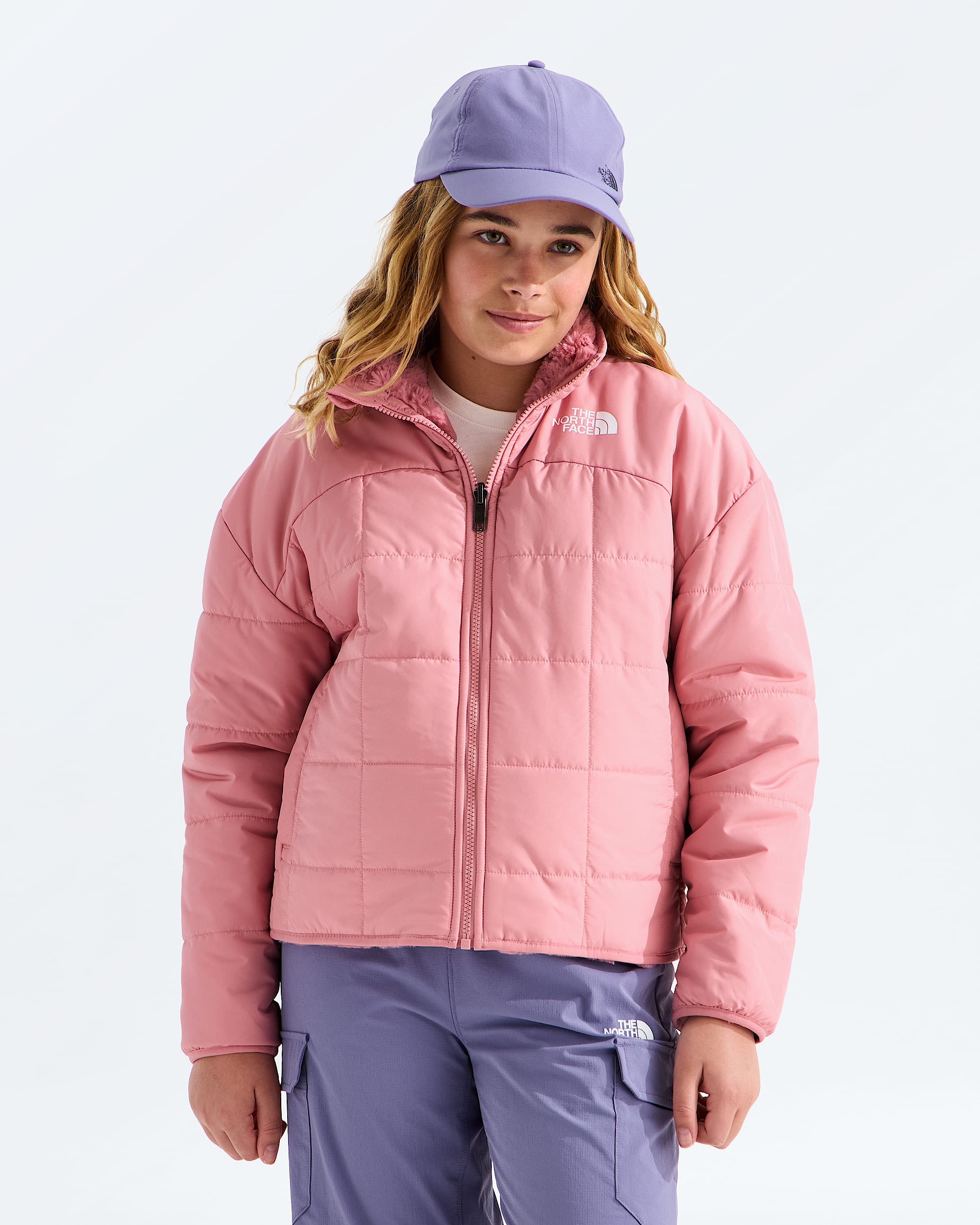 Girls Reversible Shasta FullZip Jacket TNF HERO