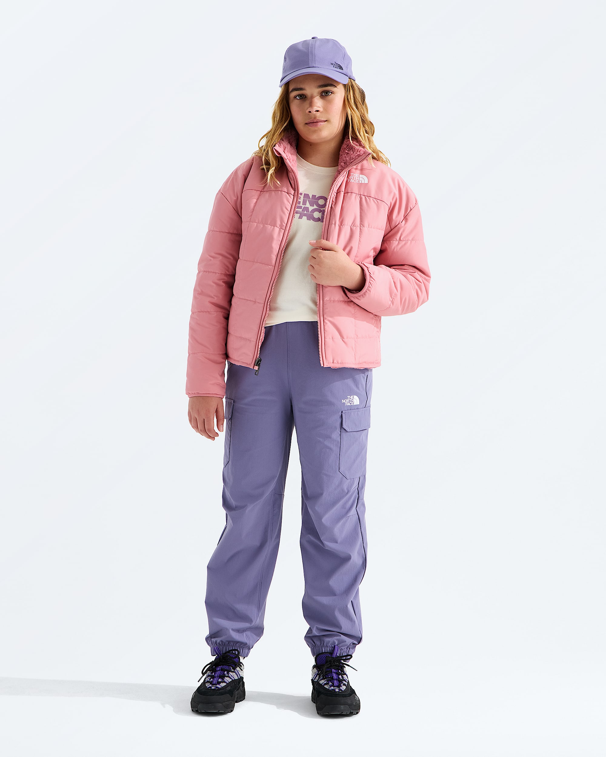 Girls Reversible Shasta FullZip Jacket TNF HERO2