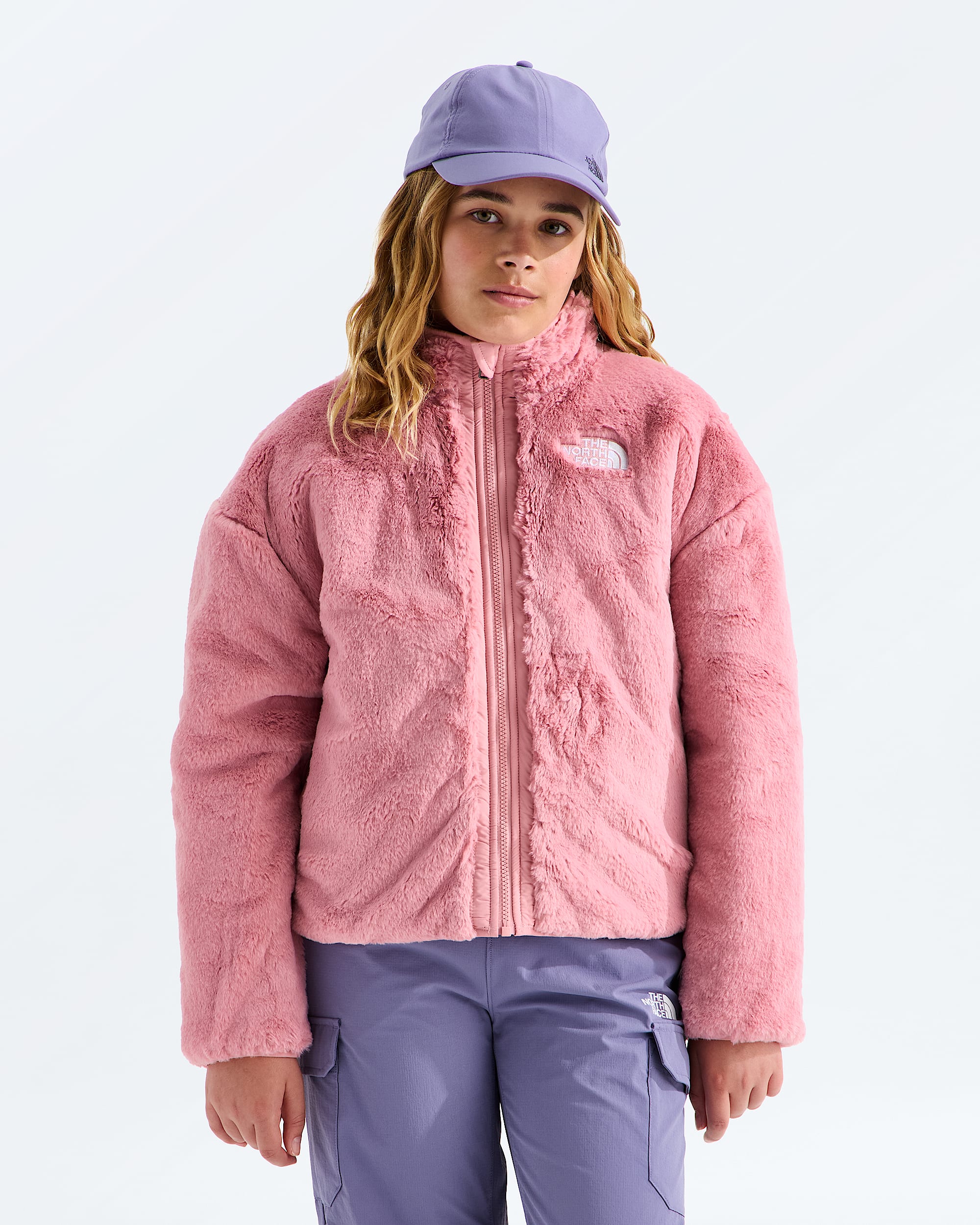 Girls Reversible Shasta FullZip Jacket TNF HEROREV