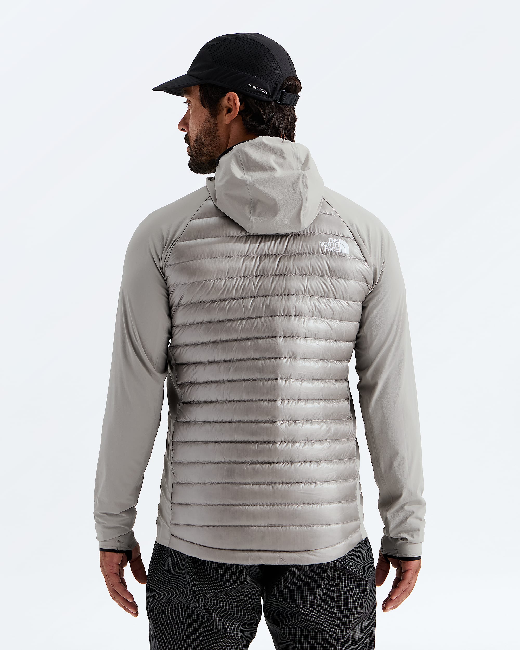Mens Summit Breithorn LT Hybrid Hoodie TNF BACK