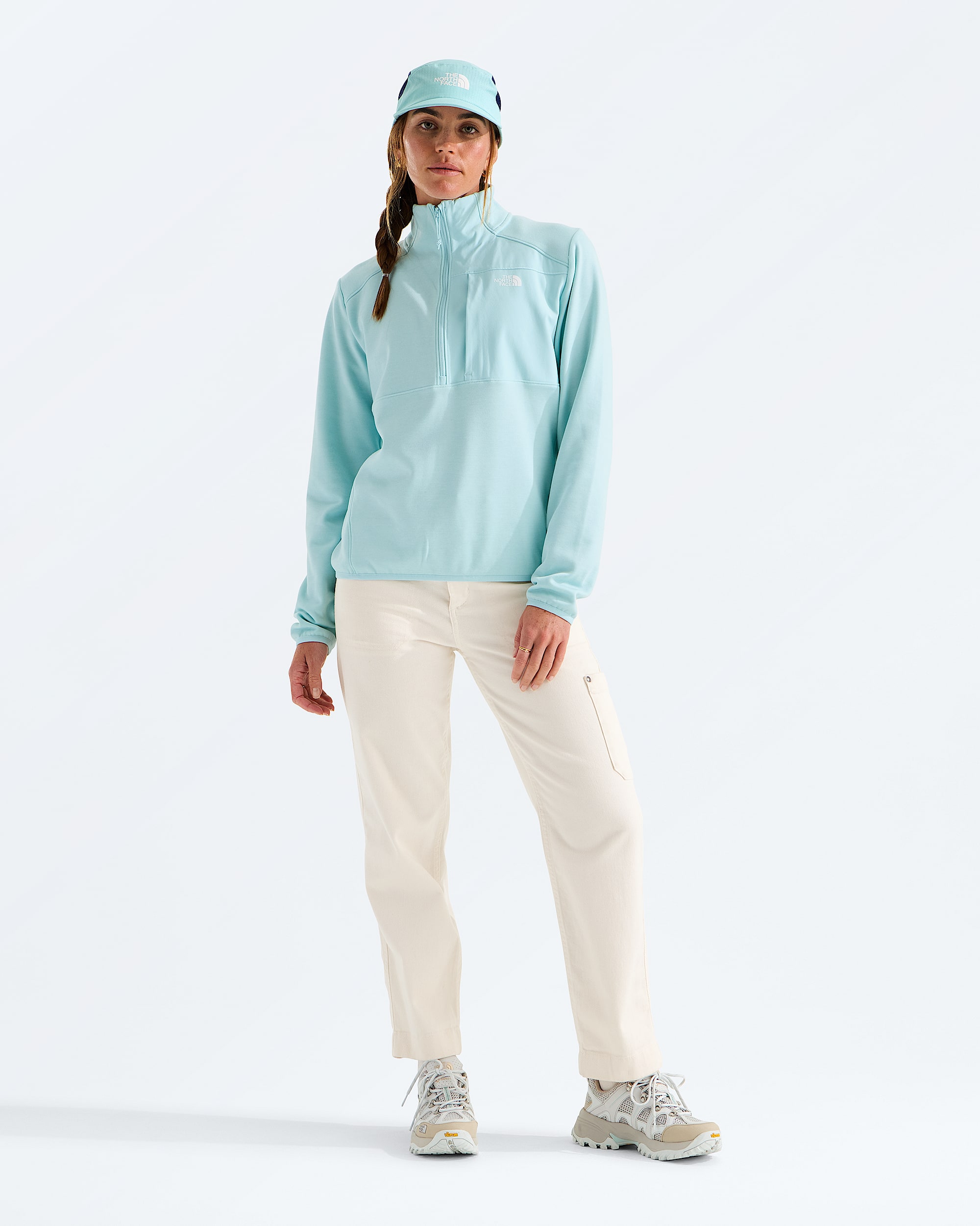 Haut en molleton TNF Performance  demiglissire pour femmes TNF HERO2