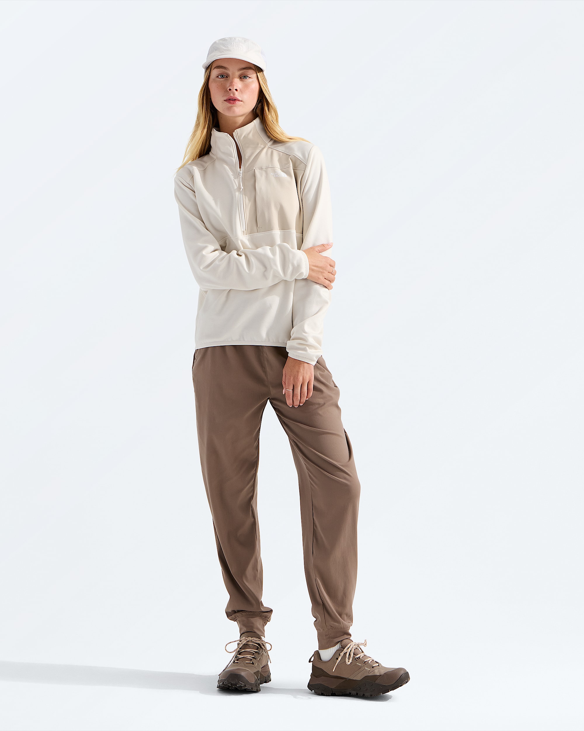 Womens TNF Performance Fleece Zip TNF HERO2