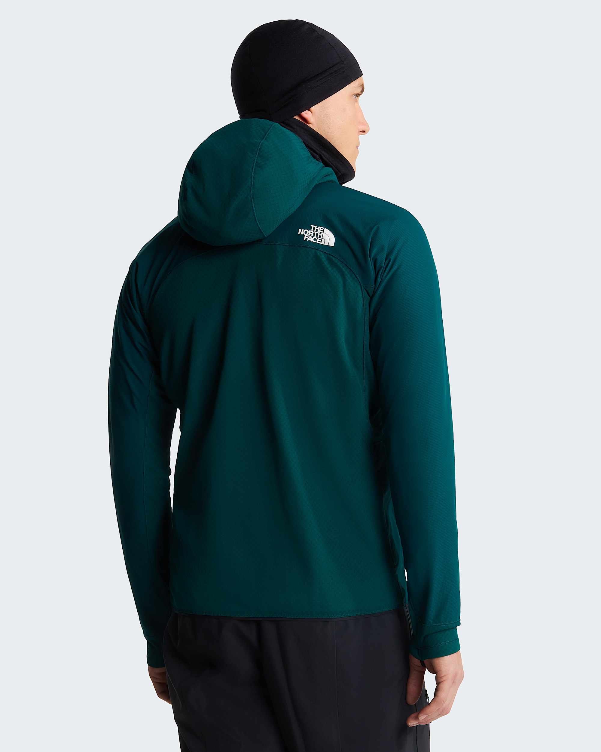 Mens Summit FUTUREFLEECE Overlay Hoodie TNF BACK
