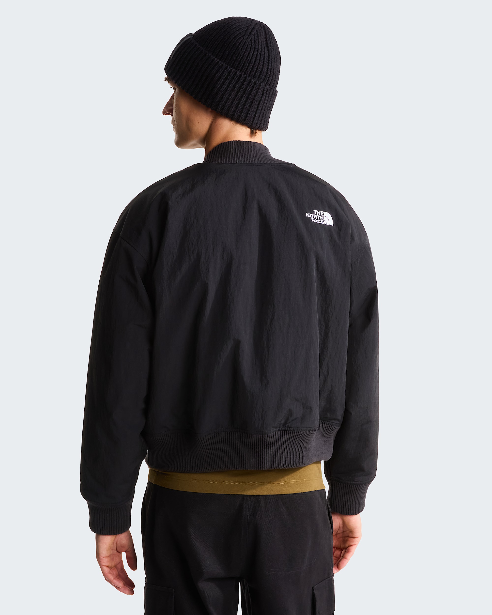 Mens TNF Energy Bomber Jacket TNF BACK