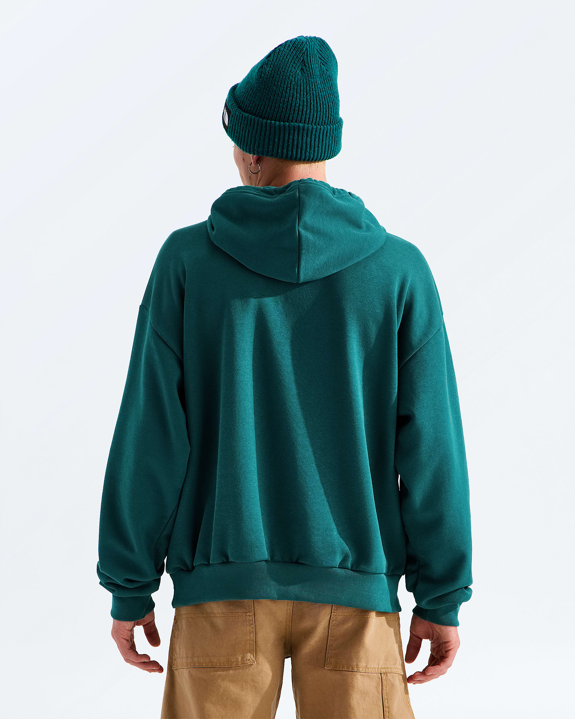 Mens Evolution Simple Dome Oversize Hoodie TNF BACK
