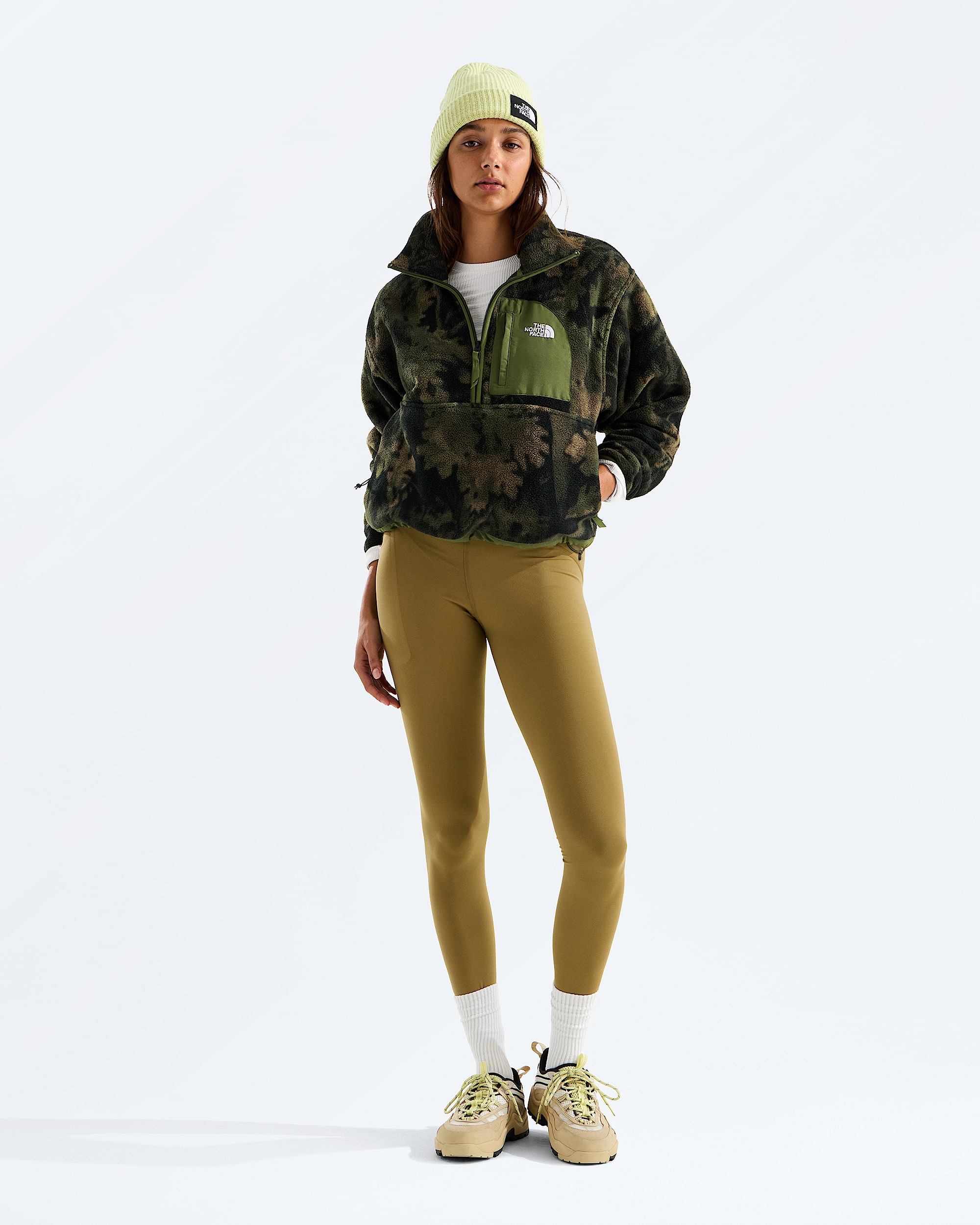 Womens Yumiori Off Peak Zip JacketPrint TNF HERO2
