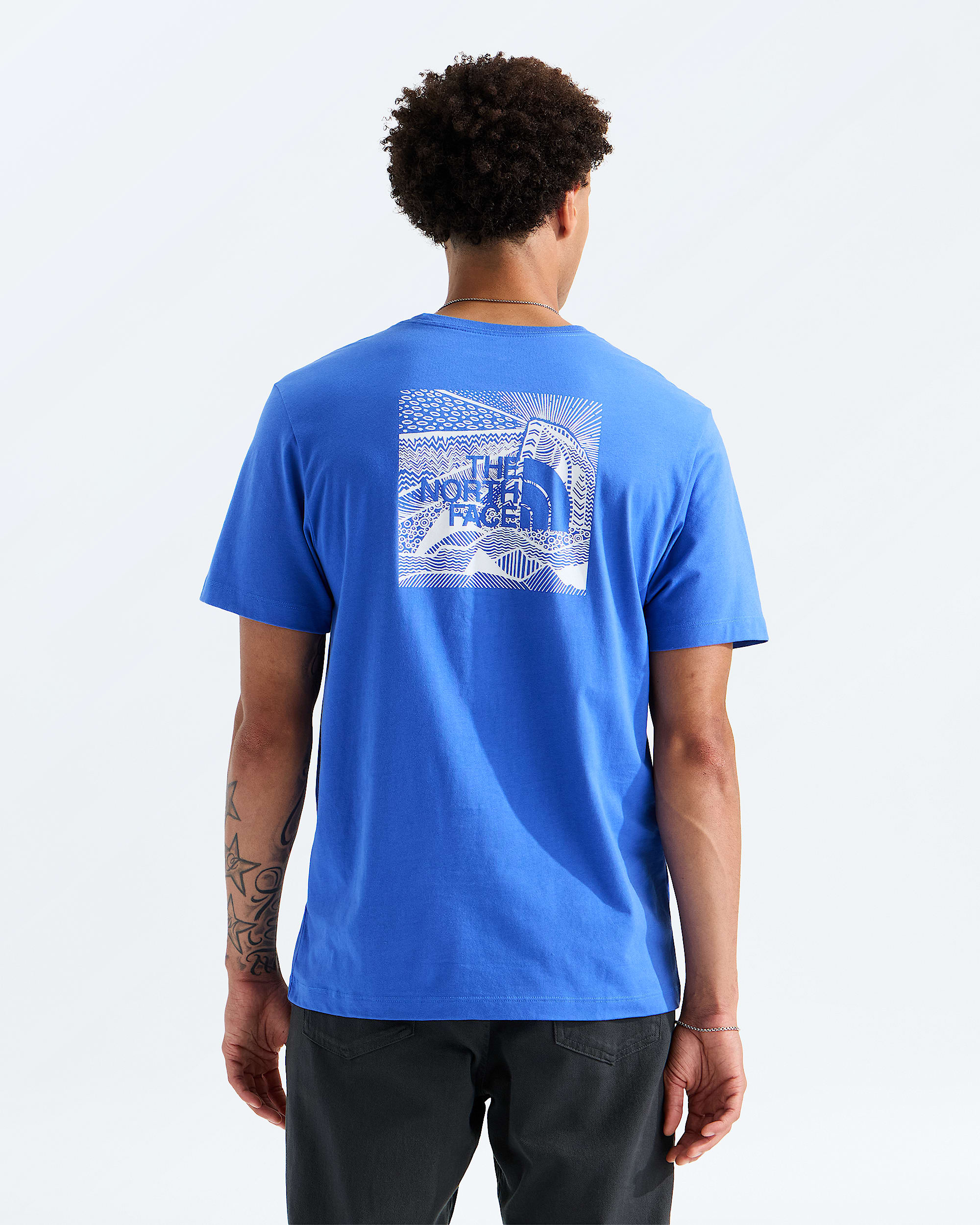 Mens Box NSE Celebration Regular ShortSleeve Tee TNF Main