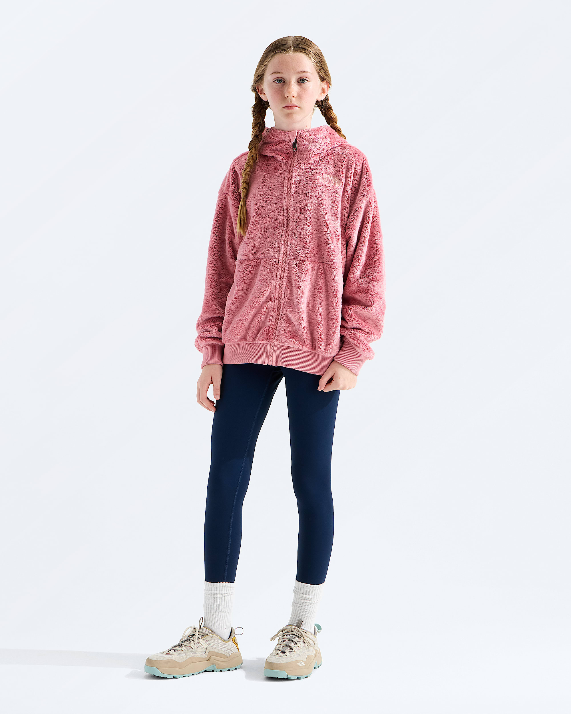 Chandail  capuche Osito avec fermeture clair intgrale pour filles TNF HERO2