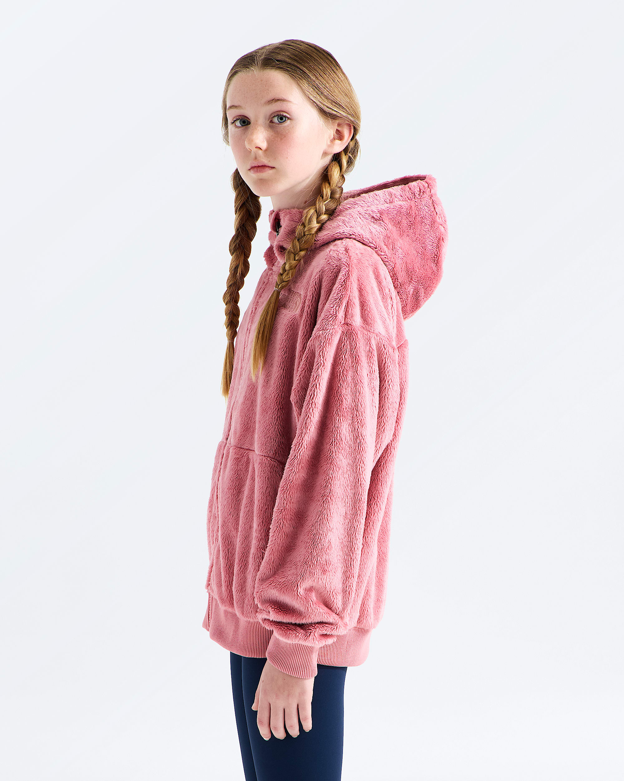 Chandail  capuche Osito avec fermeture clair intgrale pour filles TNF MODEL34