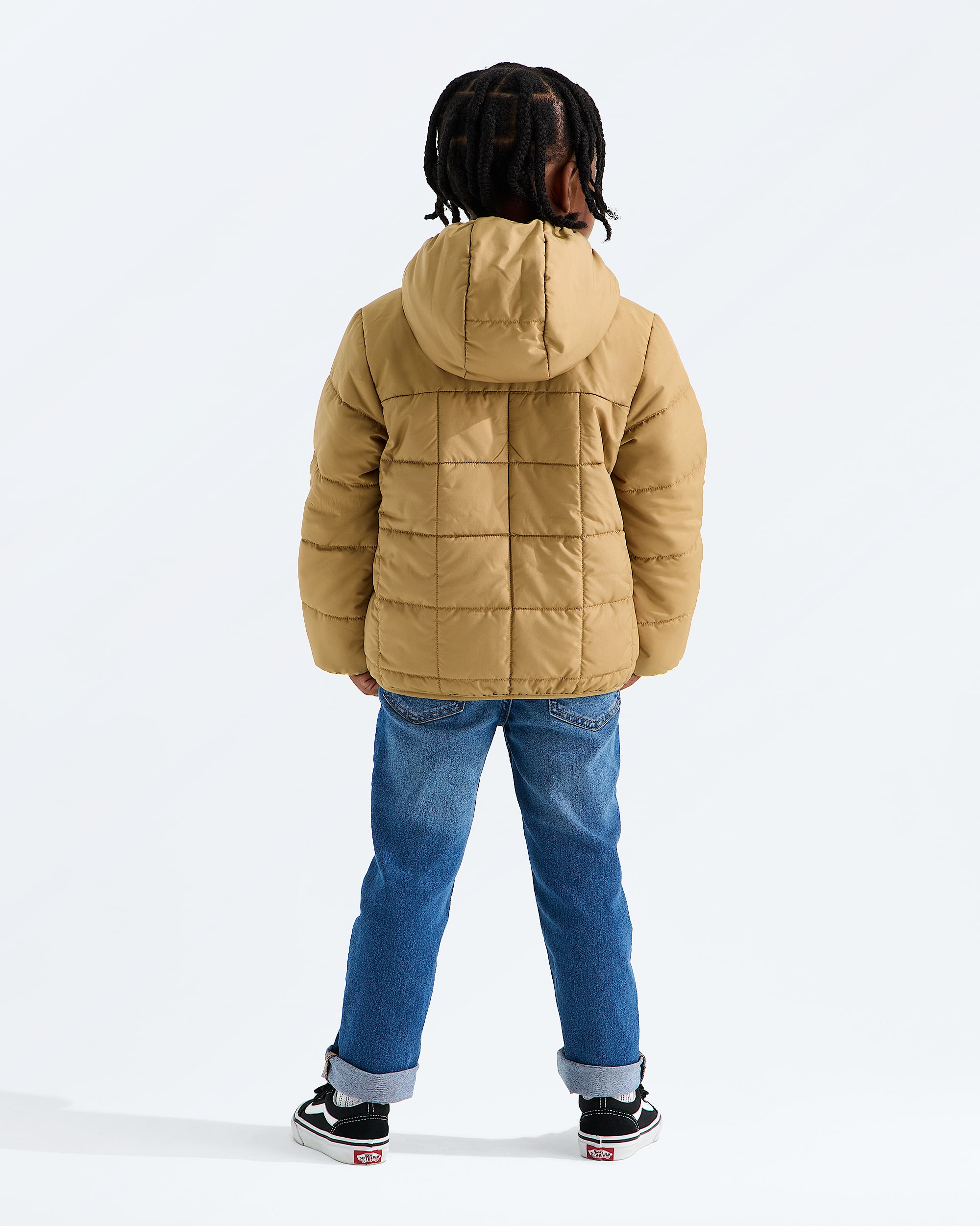 Veste rversible Shasta  fermeture clair pour petits garons TNF BACK