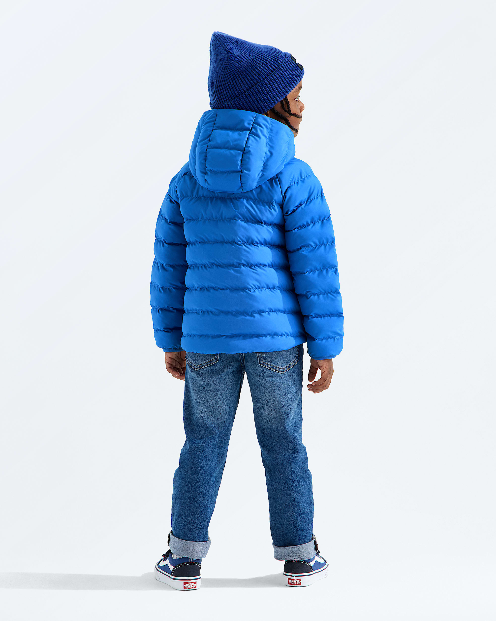 Kids Reversible Perrito Hooded Jacket TNF BACK