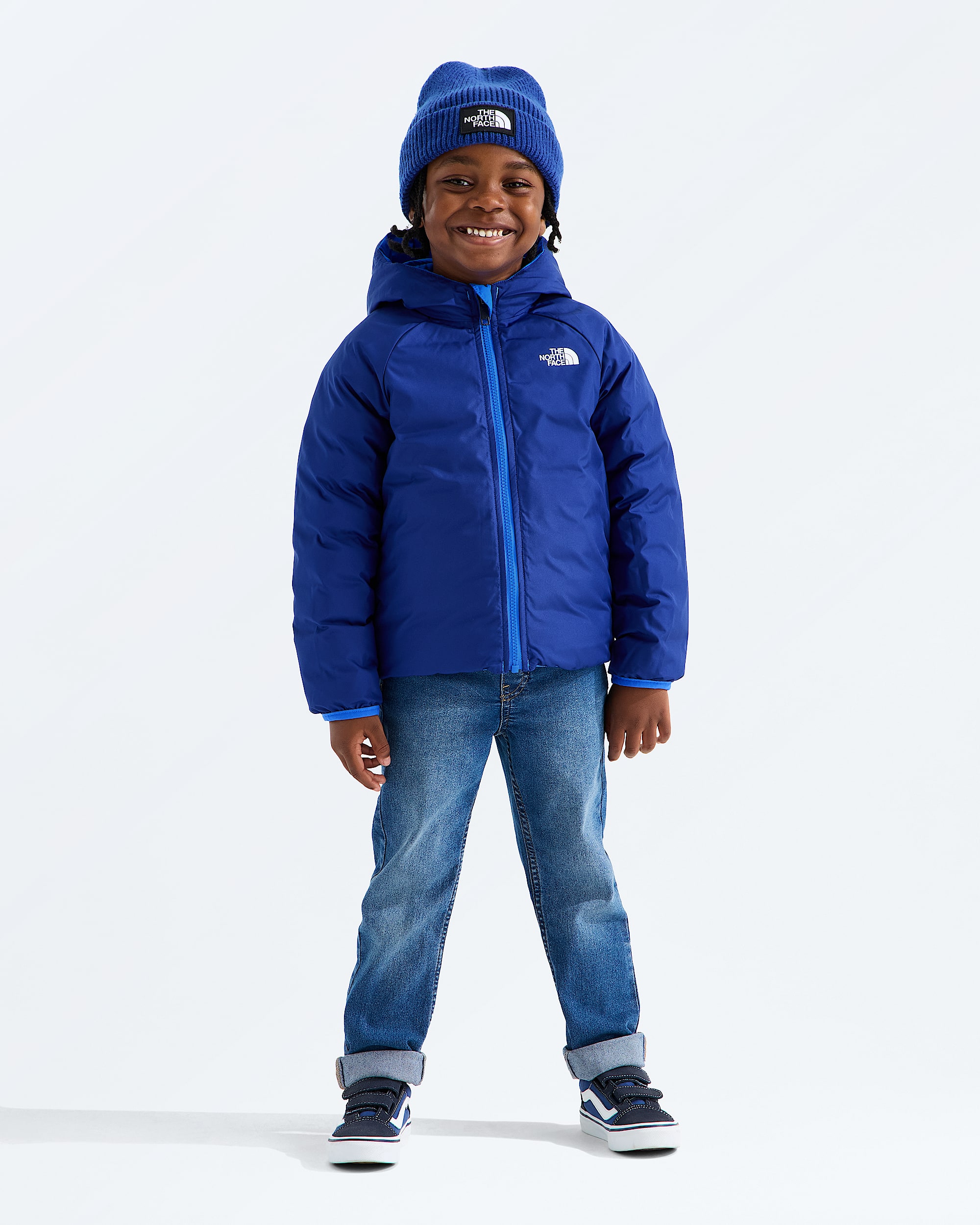 Kids Reversible Perrito Hooded Jacket TNF HEROREV