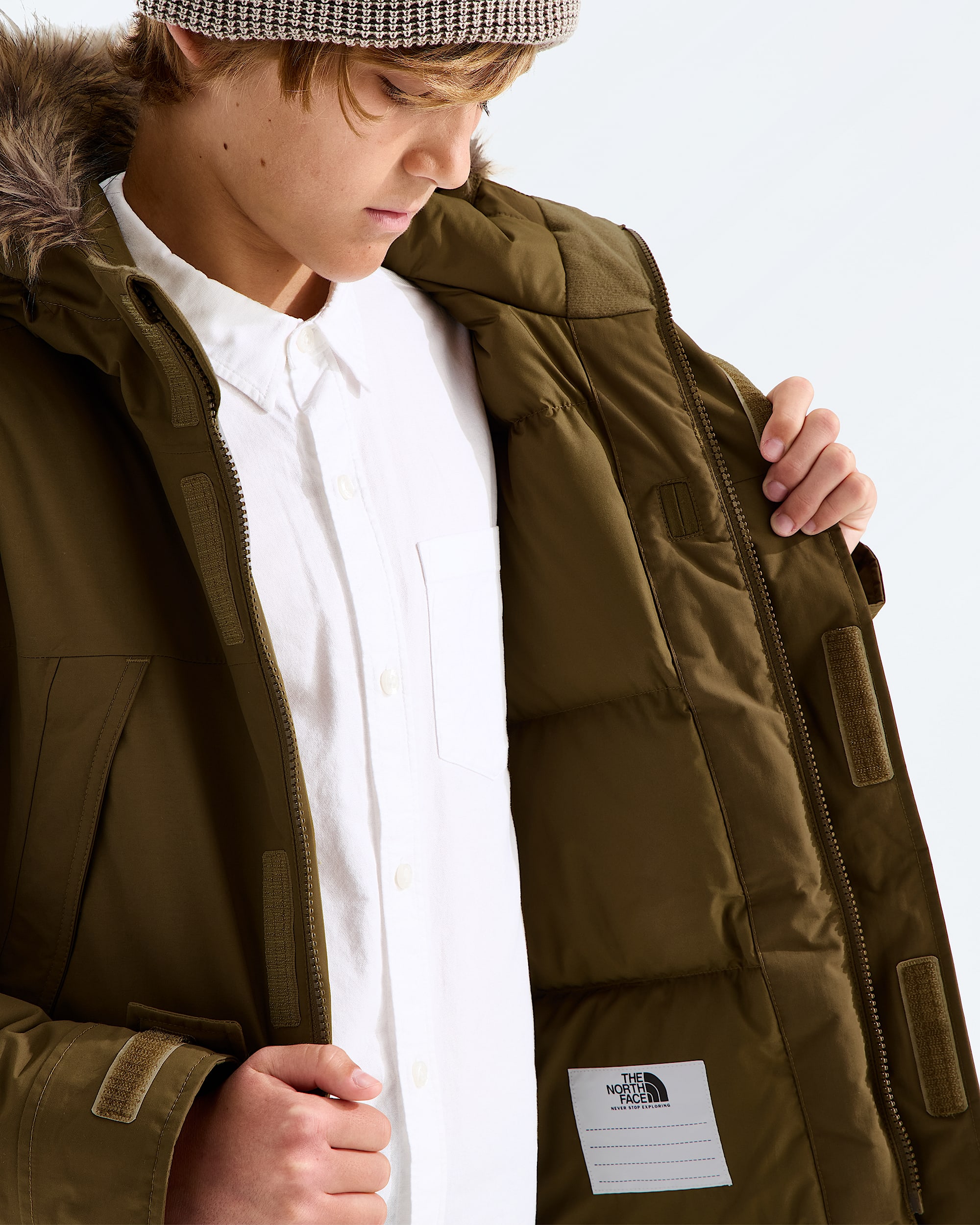 Boys McMurdo Parka TNF MODELINT