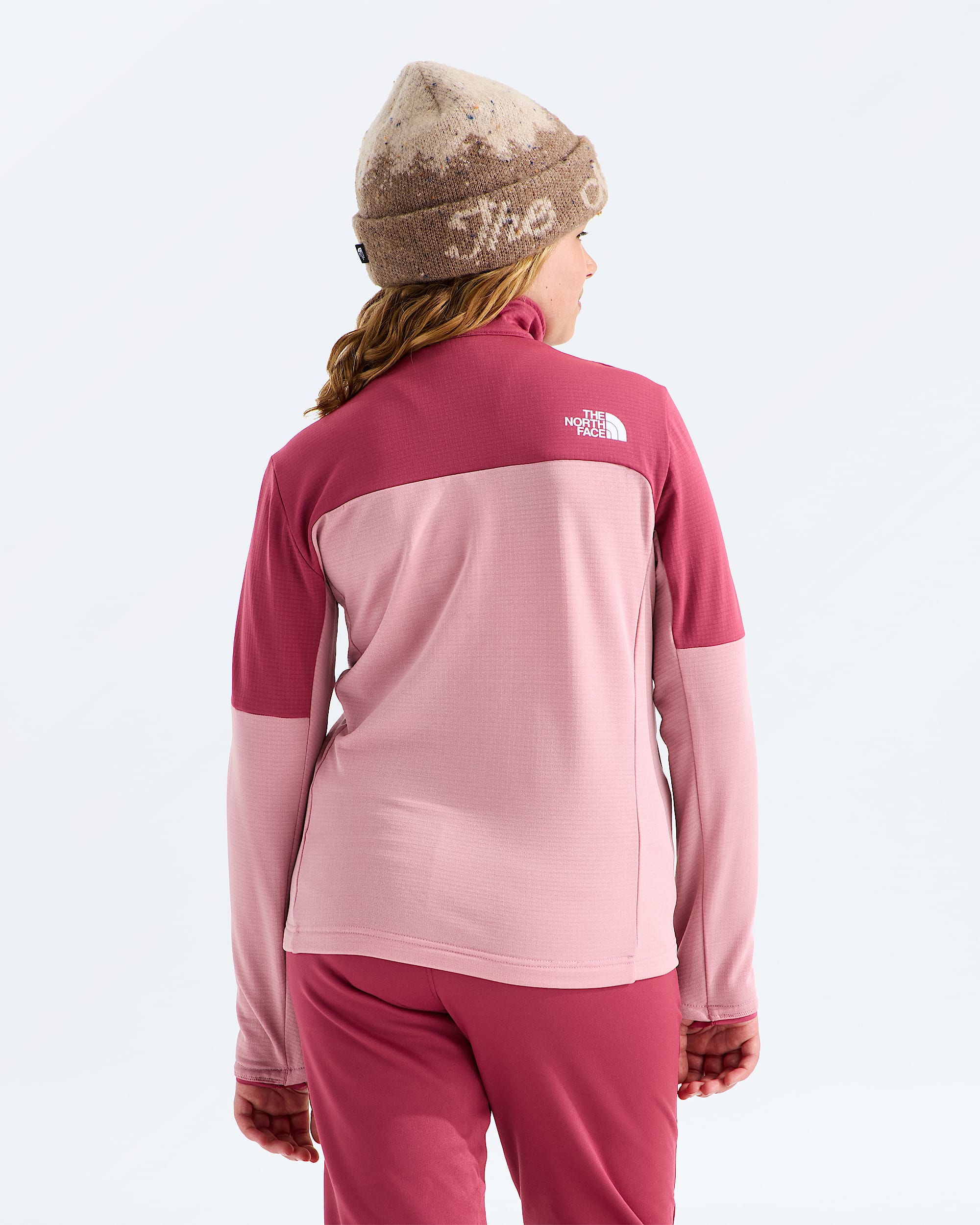 Couche intermdiaire Hike  fermeture  glissire pour garons et filles TNF BACK