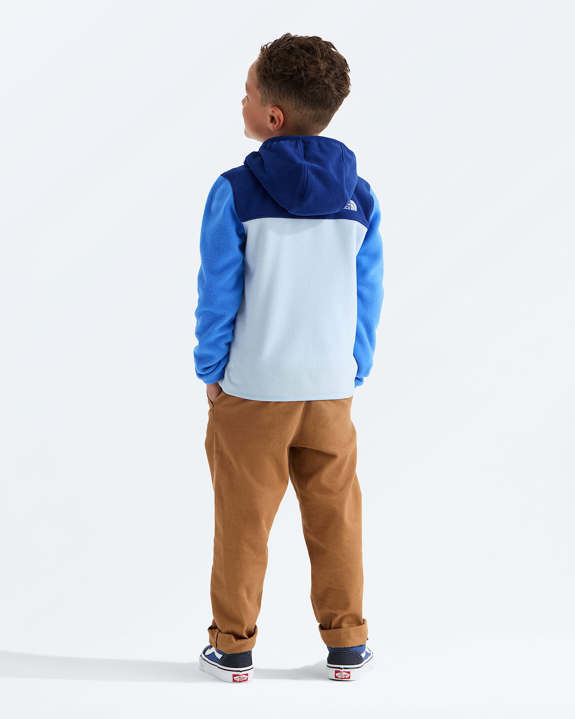 Chandail  capuchon Glacier  fermeture  glissire pleine longueur pour enfants TNF BACK