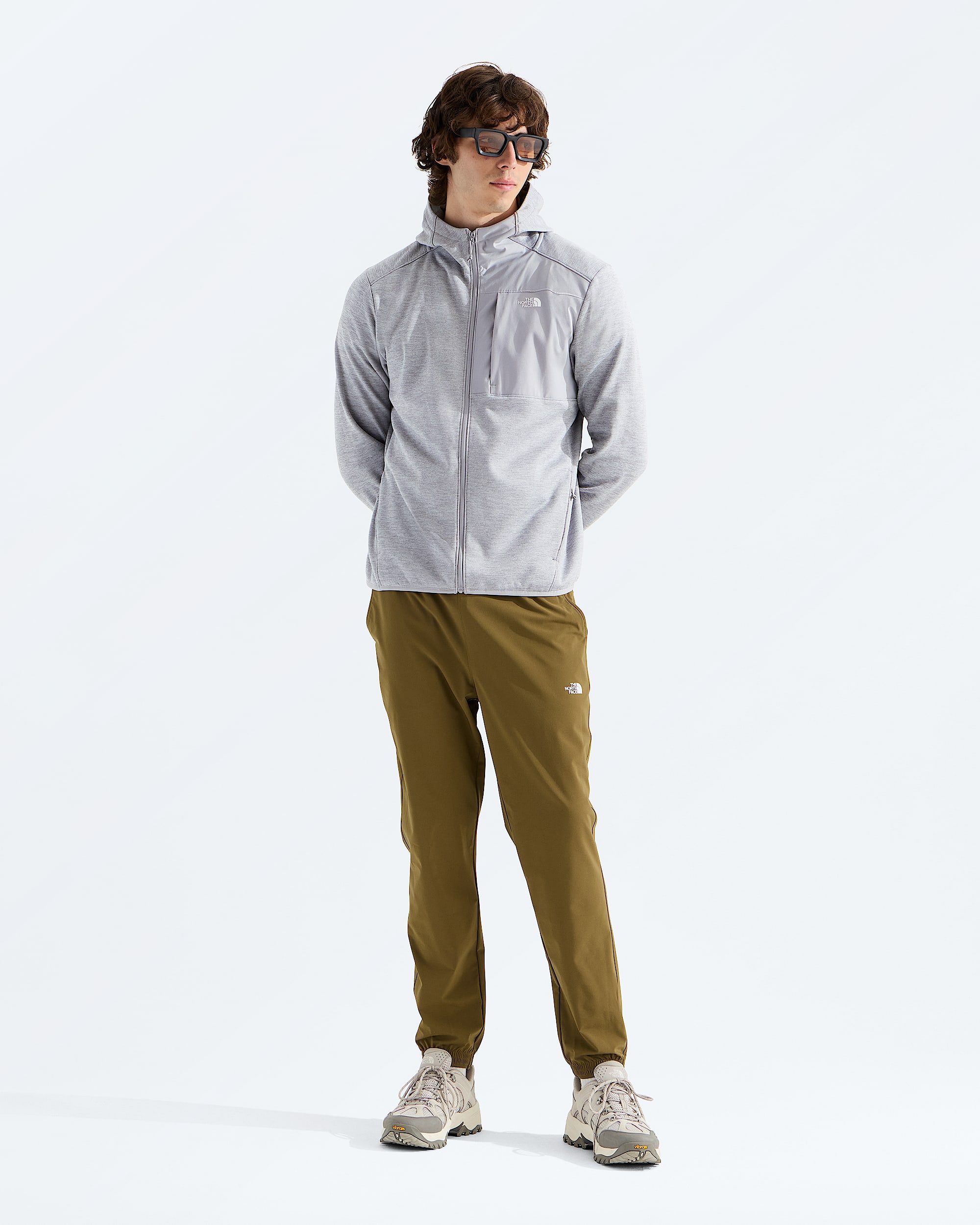 Mens TNF Performance Fleece FullZip Hoodie TNF HERO2