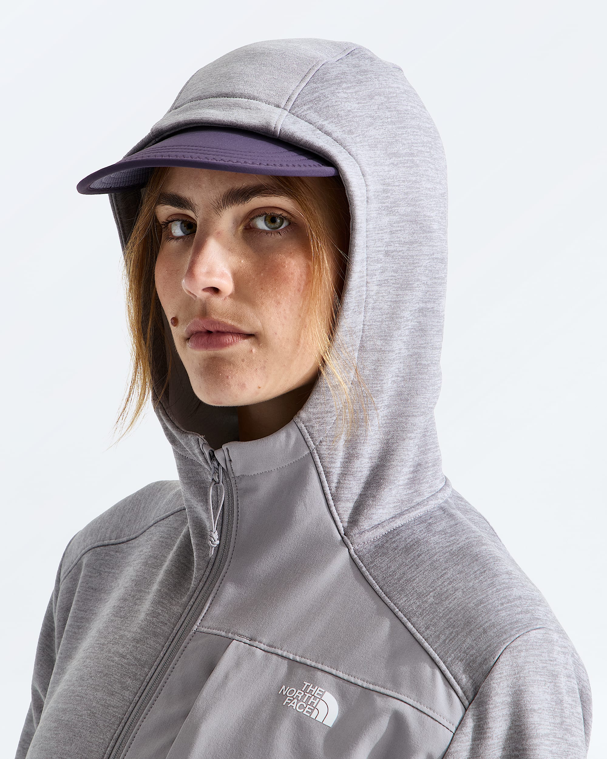 Womens TNF Performance Fleece FullZip Hoodie TNF MODELHOOD2