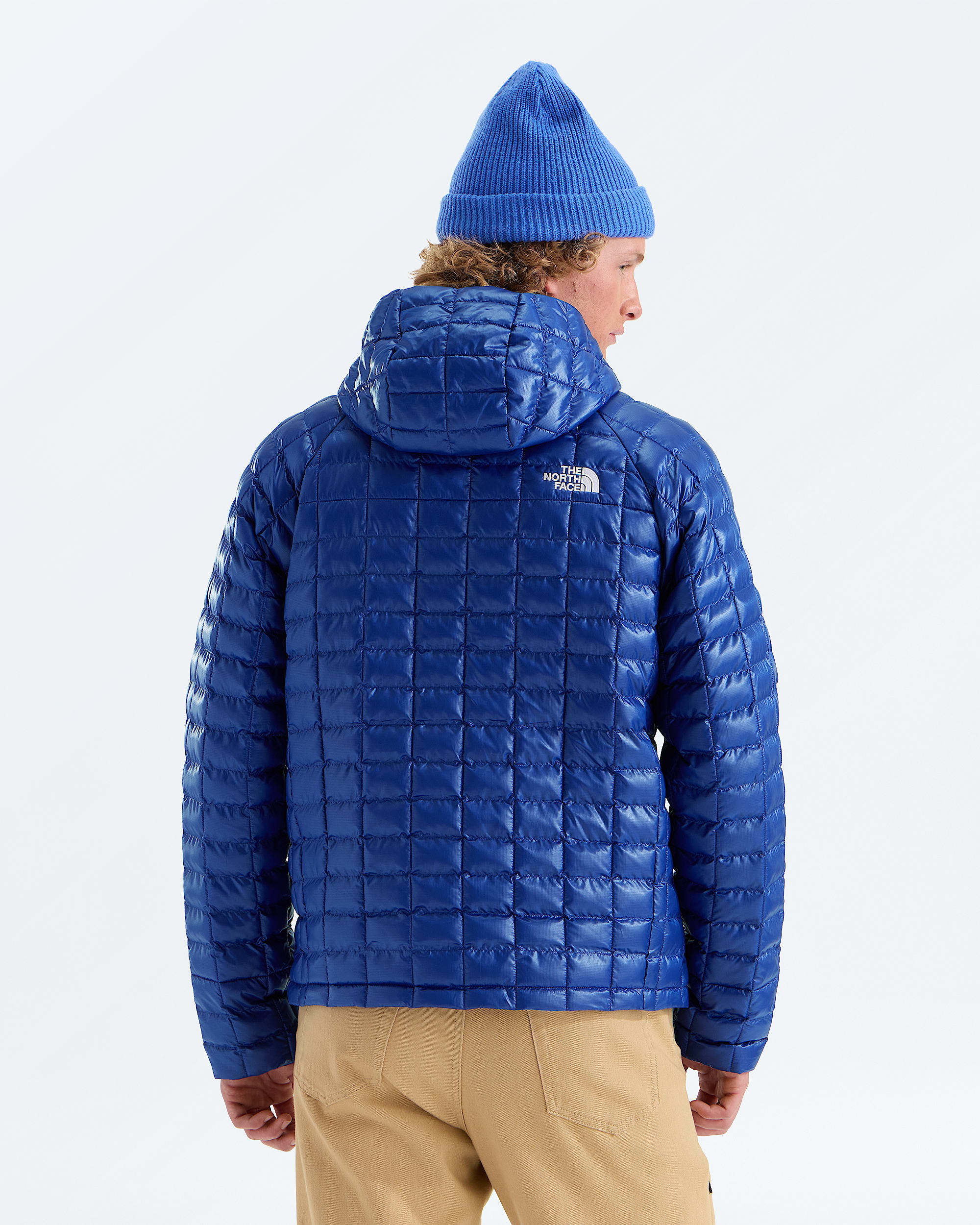Mens THERMOBALL Hooded Jacket TNF BACK