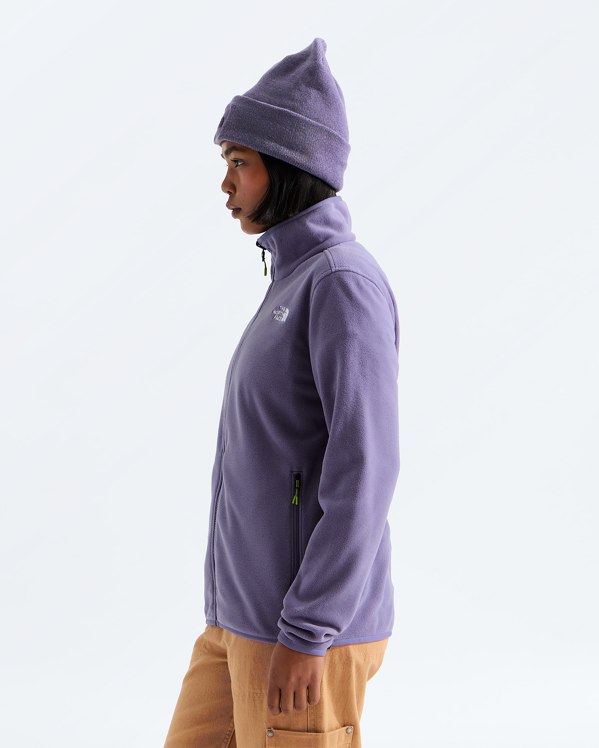 Womens Glacier Fleece Jacket TNF MODEL34