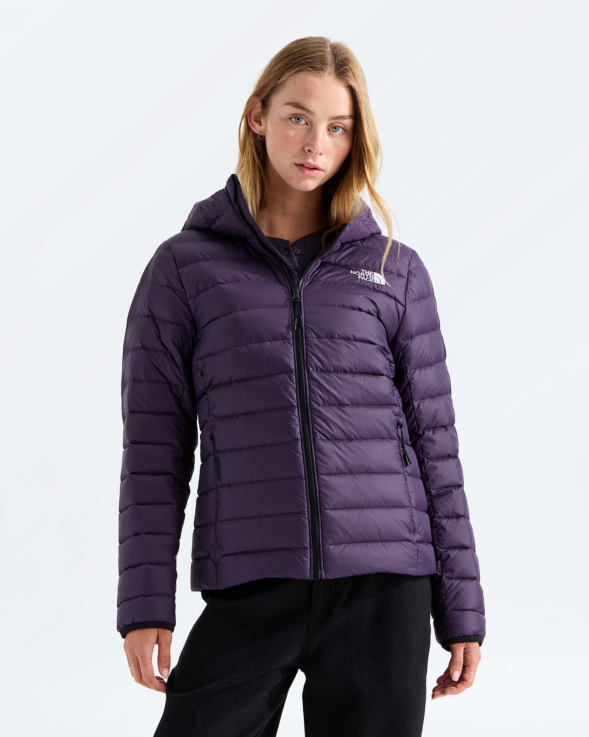 Womens Classic Down Hooded Jacket TNF Main