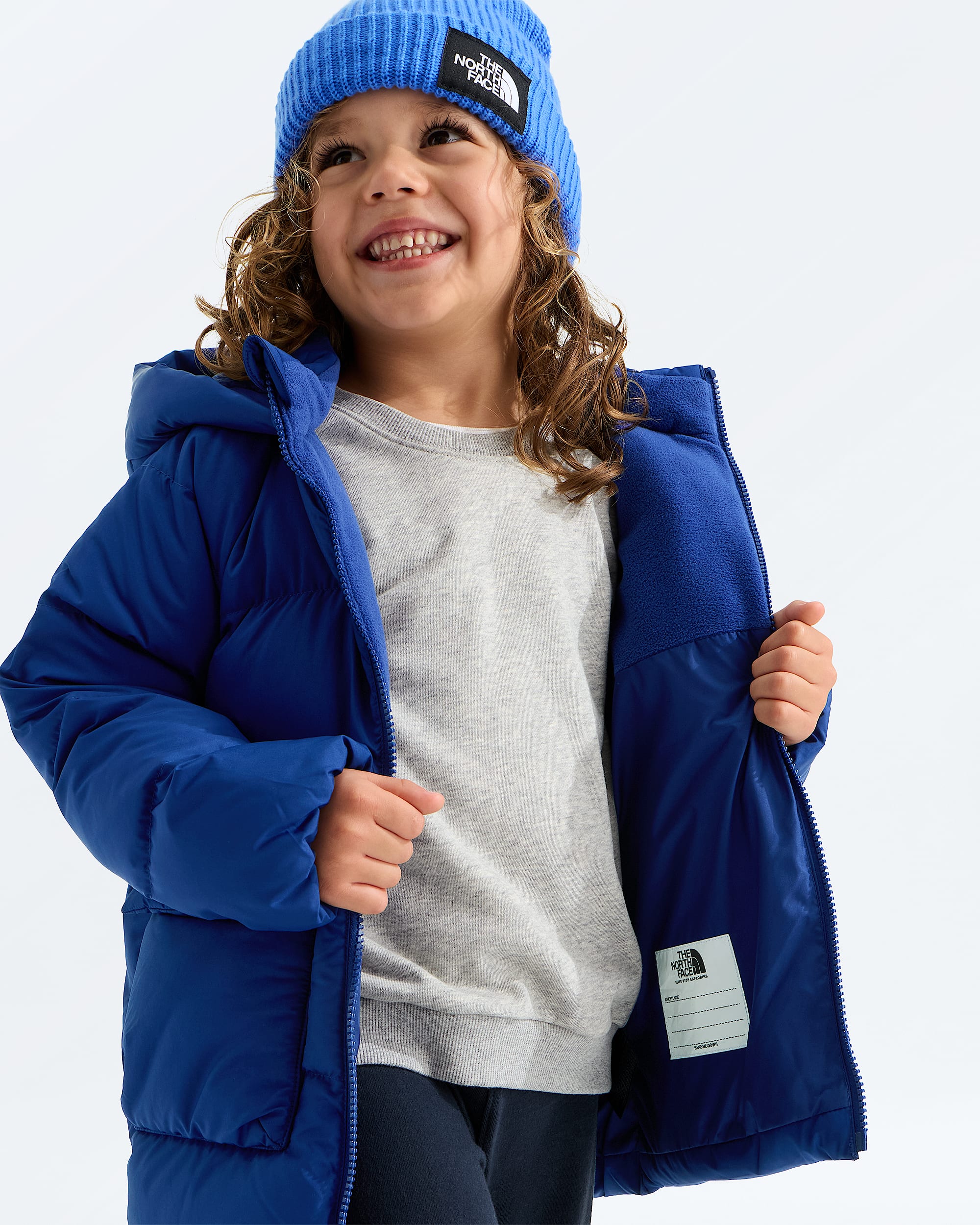 Kids North Down FleeceLined Parka TNF MODELINT