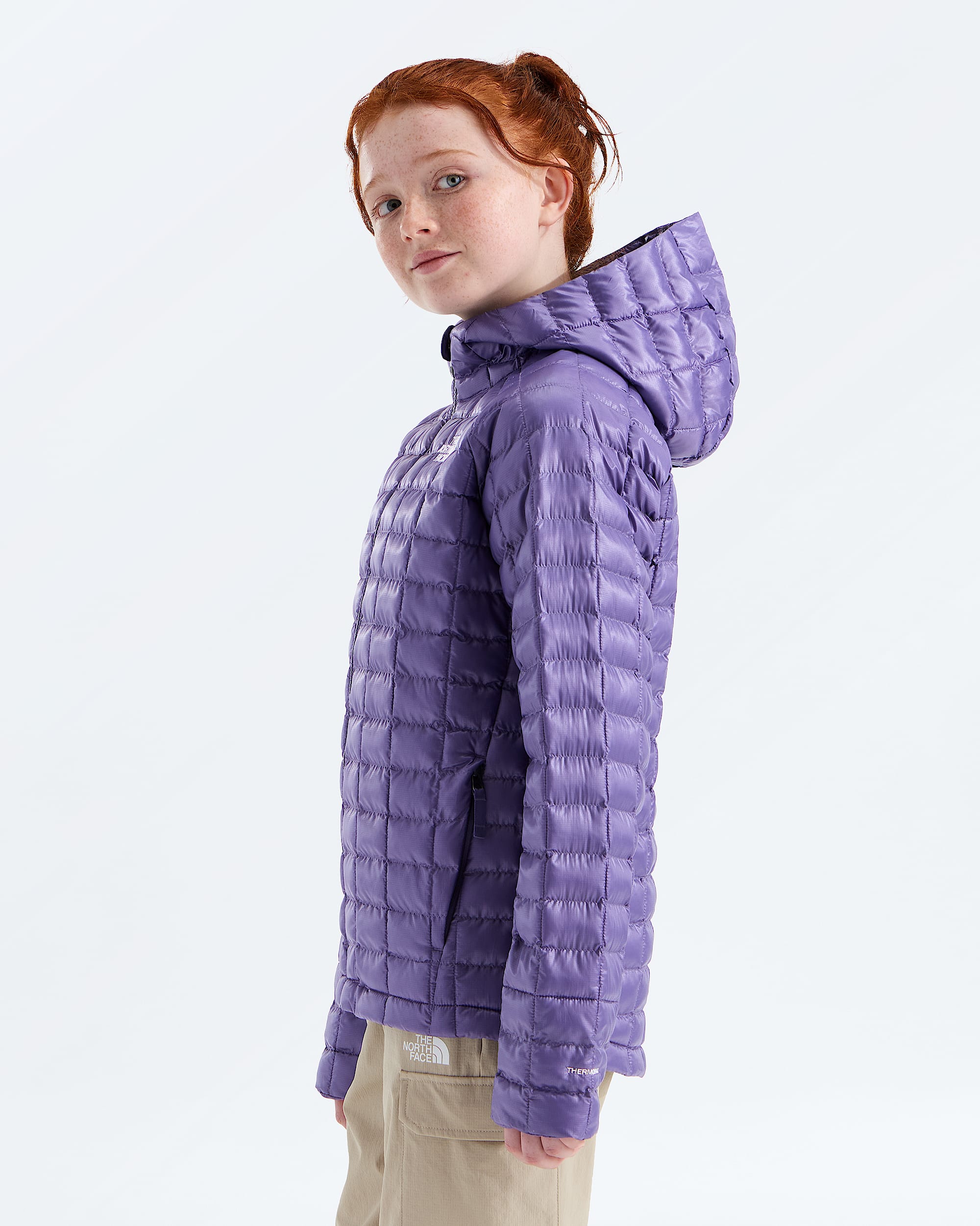 Boys  Girls THERMOBALL Hooded Jacket TNF MODEL34