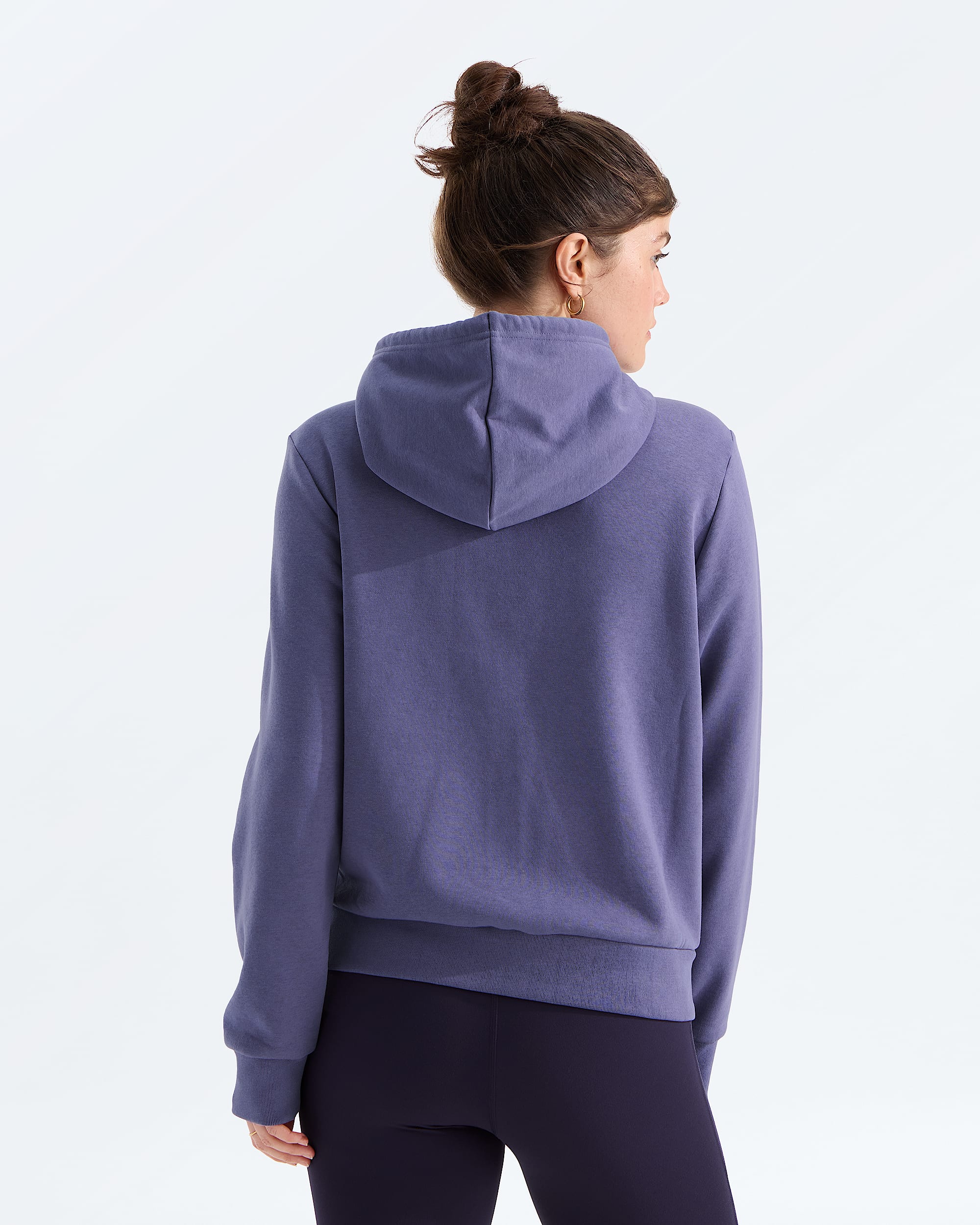 Womens Evolution Simple Dome Regular FullZip Hoodie TNF BACK