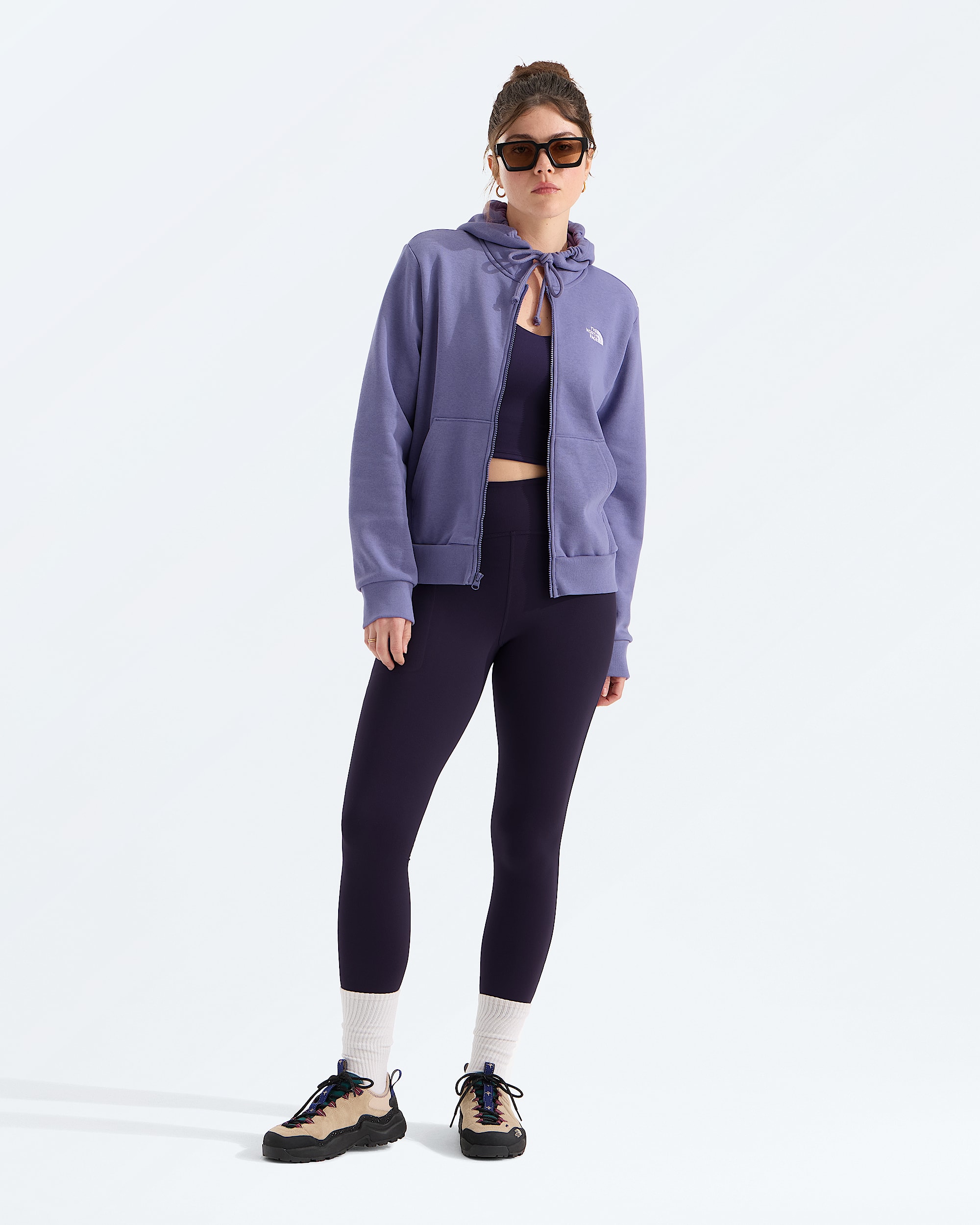 Womens Evolution Simple Dome Regular FullZip Hoodie TNF HERO2