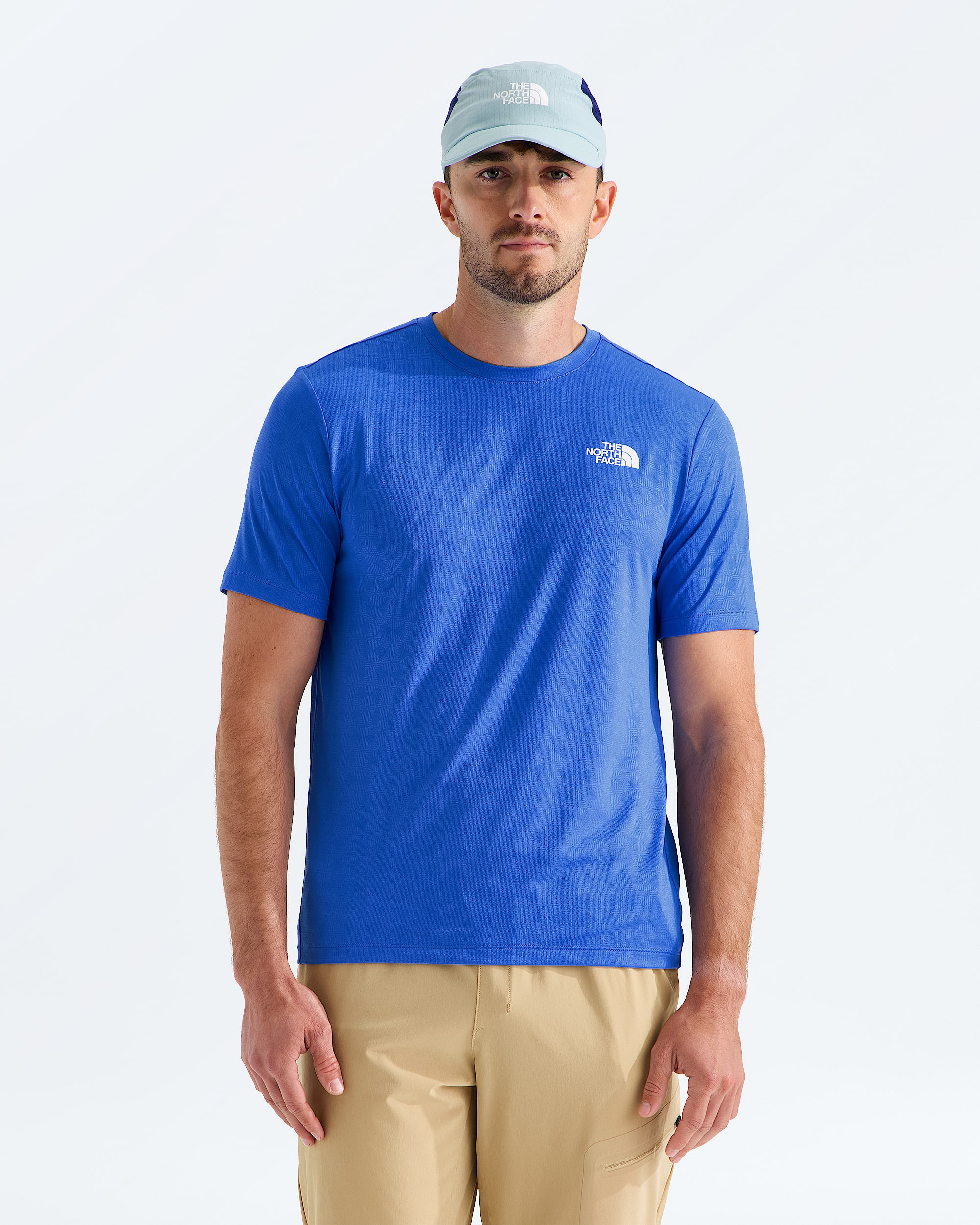 Mens 247 Pentadome Embossed Regular ShortSleeve Tee TNF HERO