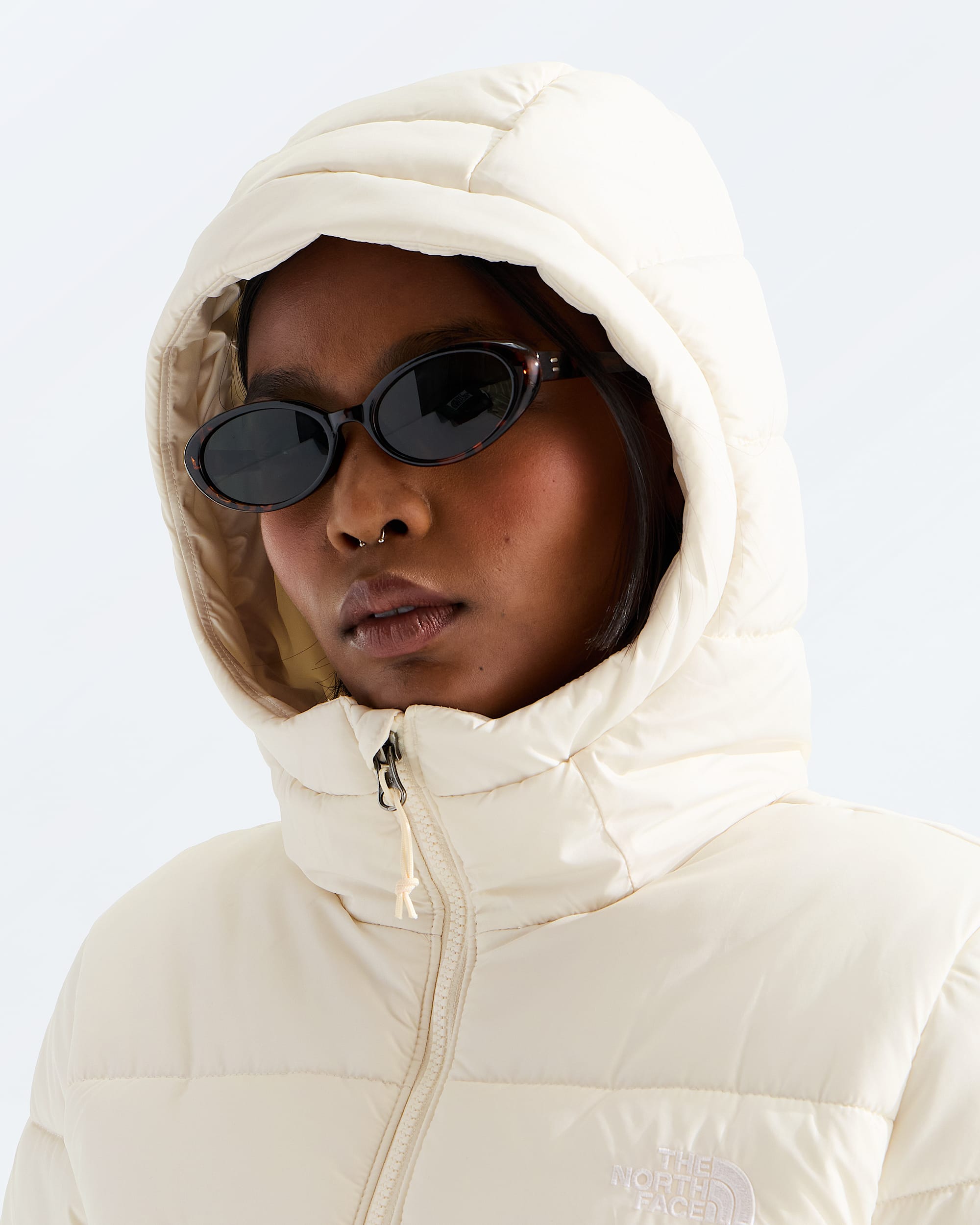 Manteau  capuchon Aconcagua pour femmes TNF MODELHOOD2