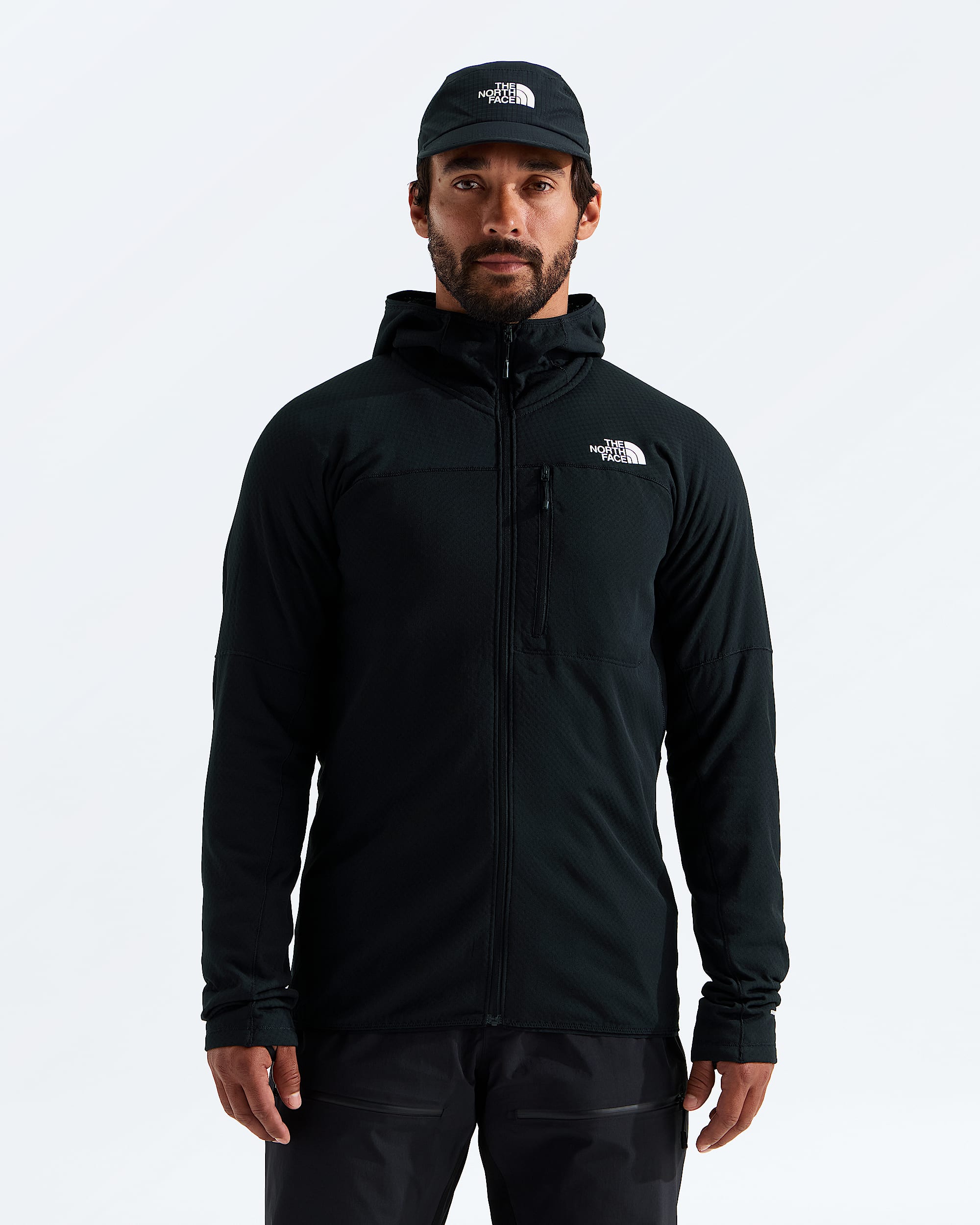 Mens Summit FUTUREFLEECE Full Zip Hoodie TNF Main