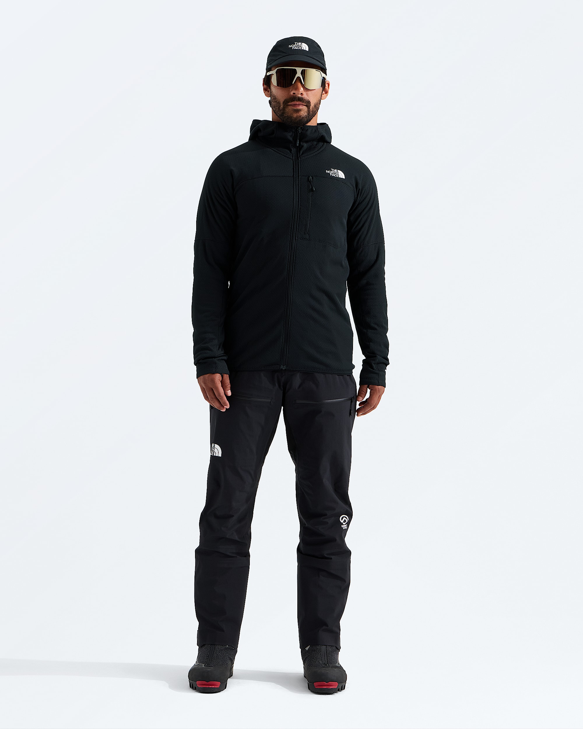 Mens Summit FUTUREFLEECE Full Zip Hoodie TNF HERO2