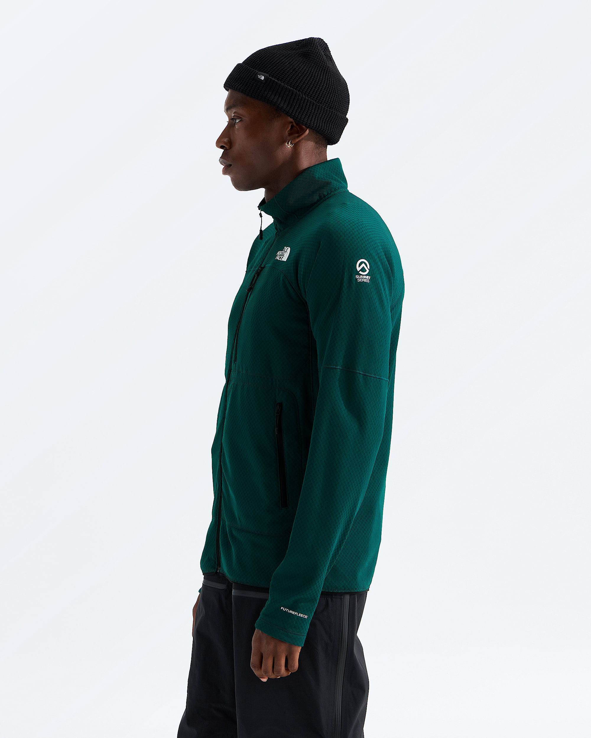Mens Summit Series FUTUREFLEECE FullZip Jacket TNF MODEL34