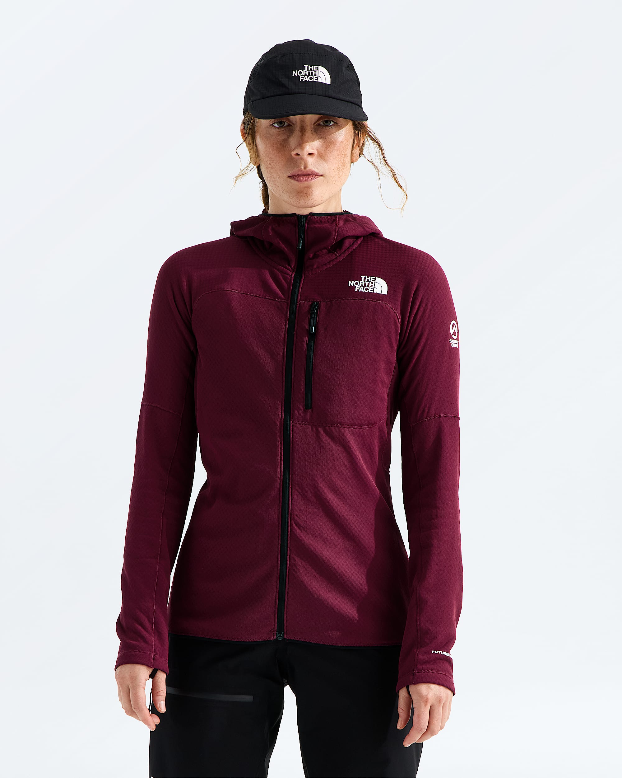 Womens Summit Series FUTUREFLEECE FullZip Hoodie TNF Main