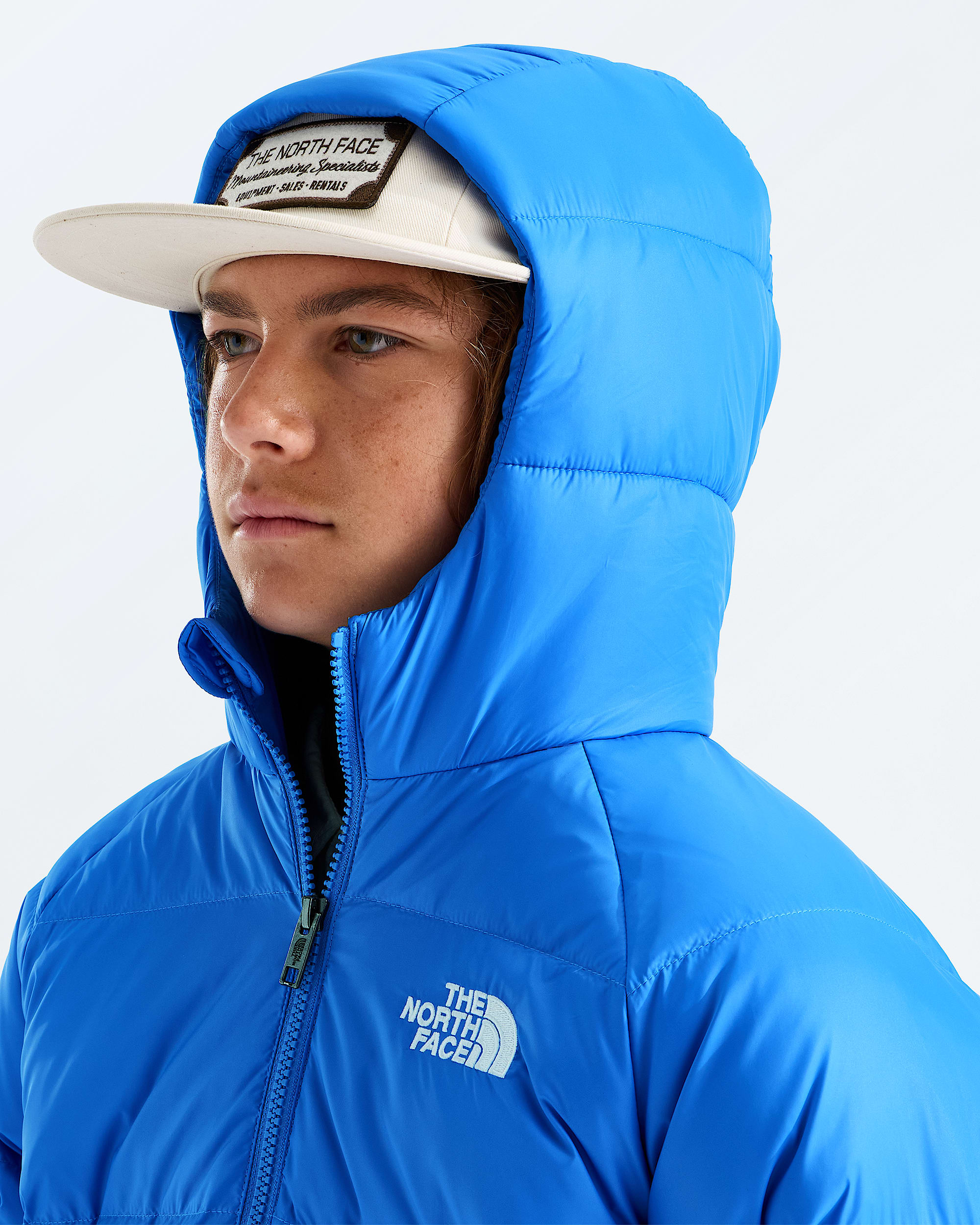 Manteau  capuchon en duvet Hydrenalite pour garons TNF MODELHOOD2