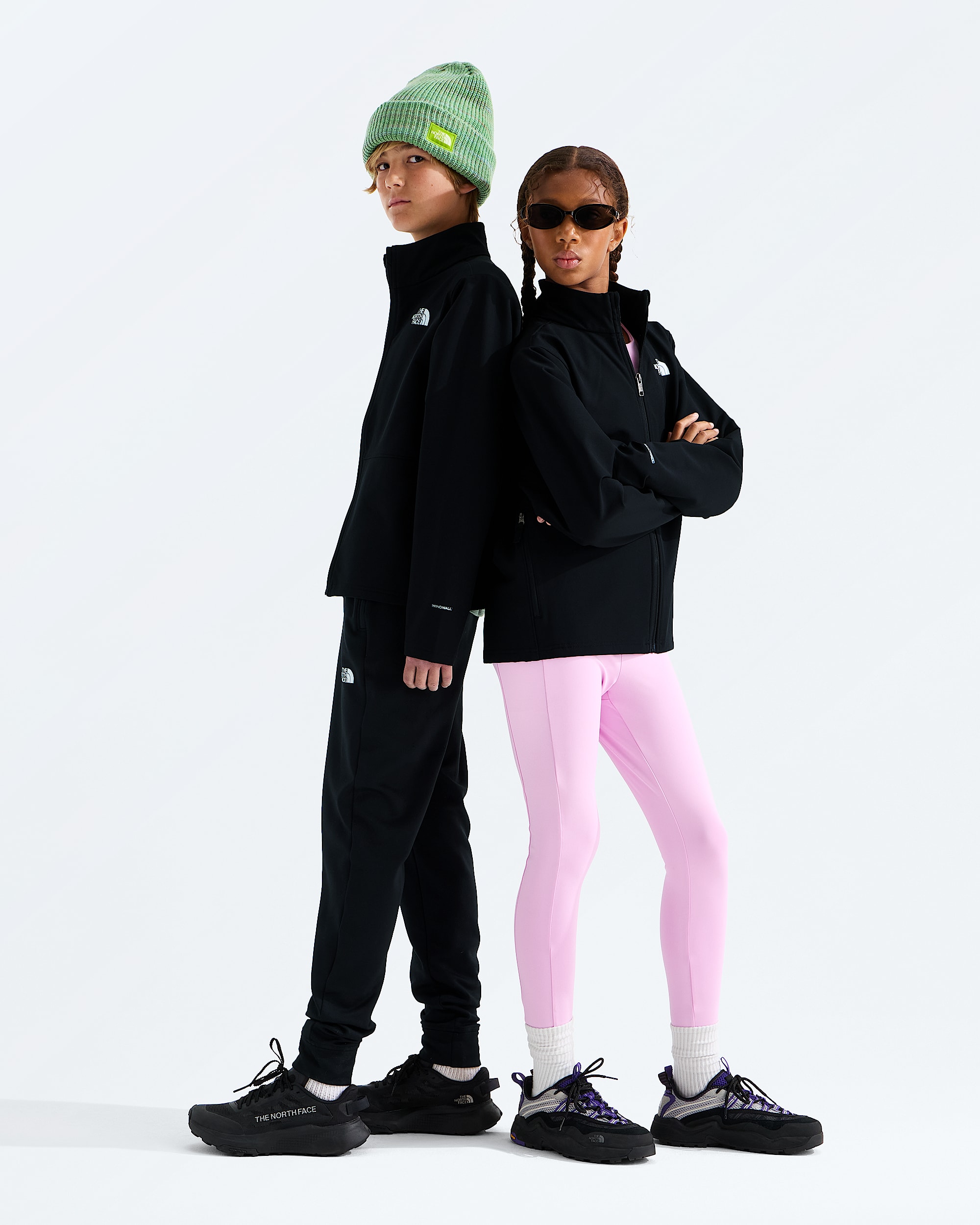 Manteau  coquille souple Perlino pour garons et filles TNF HERO