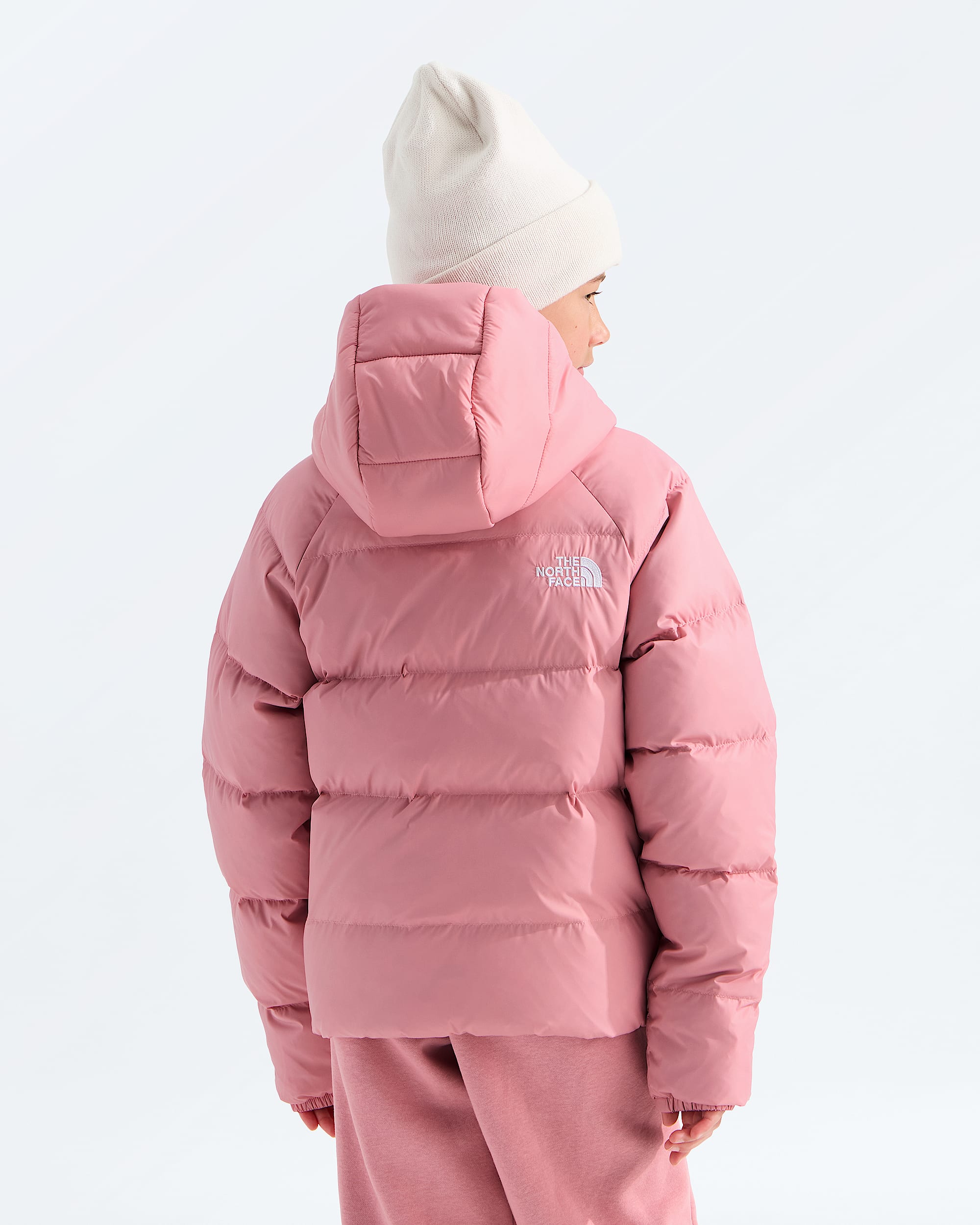 Girls Hydrenalite Down Hooded Jacket TNF BACK