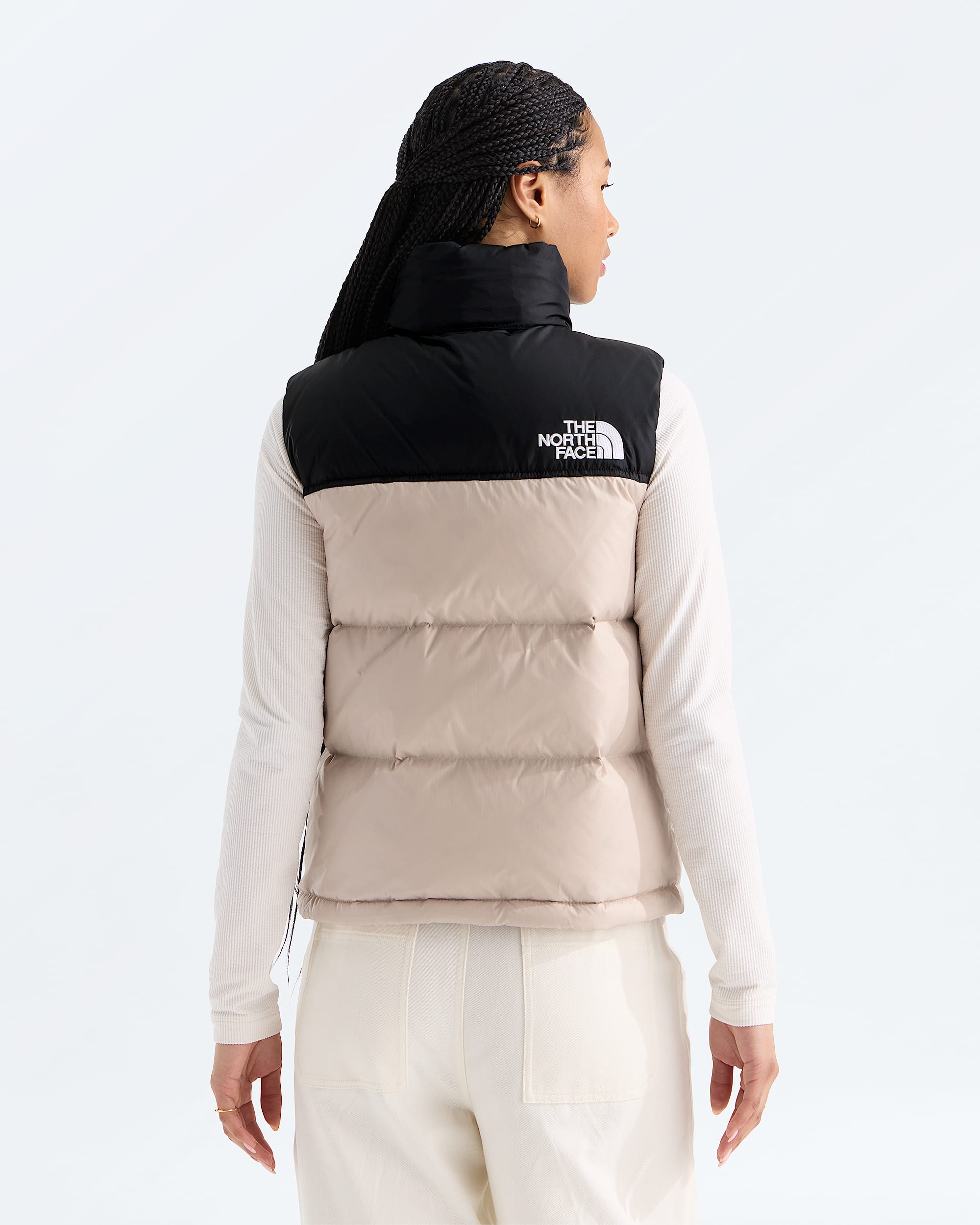 Womens 1996 Retro Nuptse Vest TNF BACK
