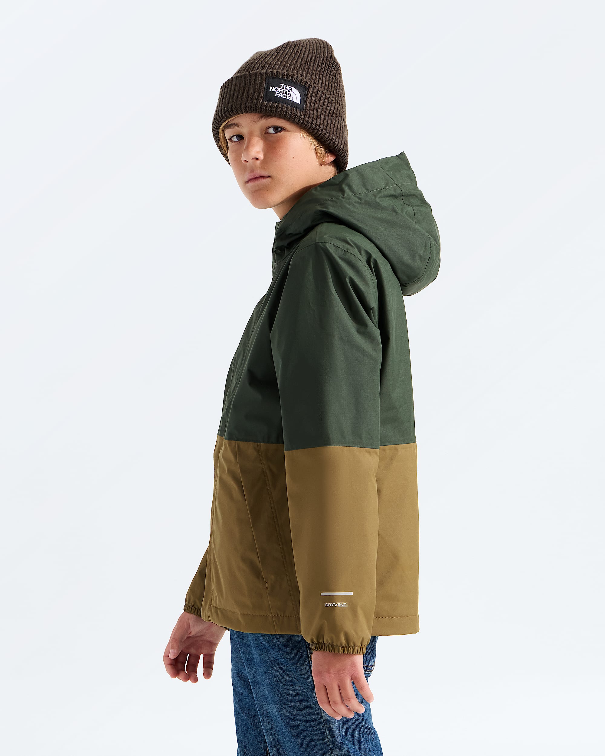 Boys Warm Antora Rain Jacket TNF MODEL34