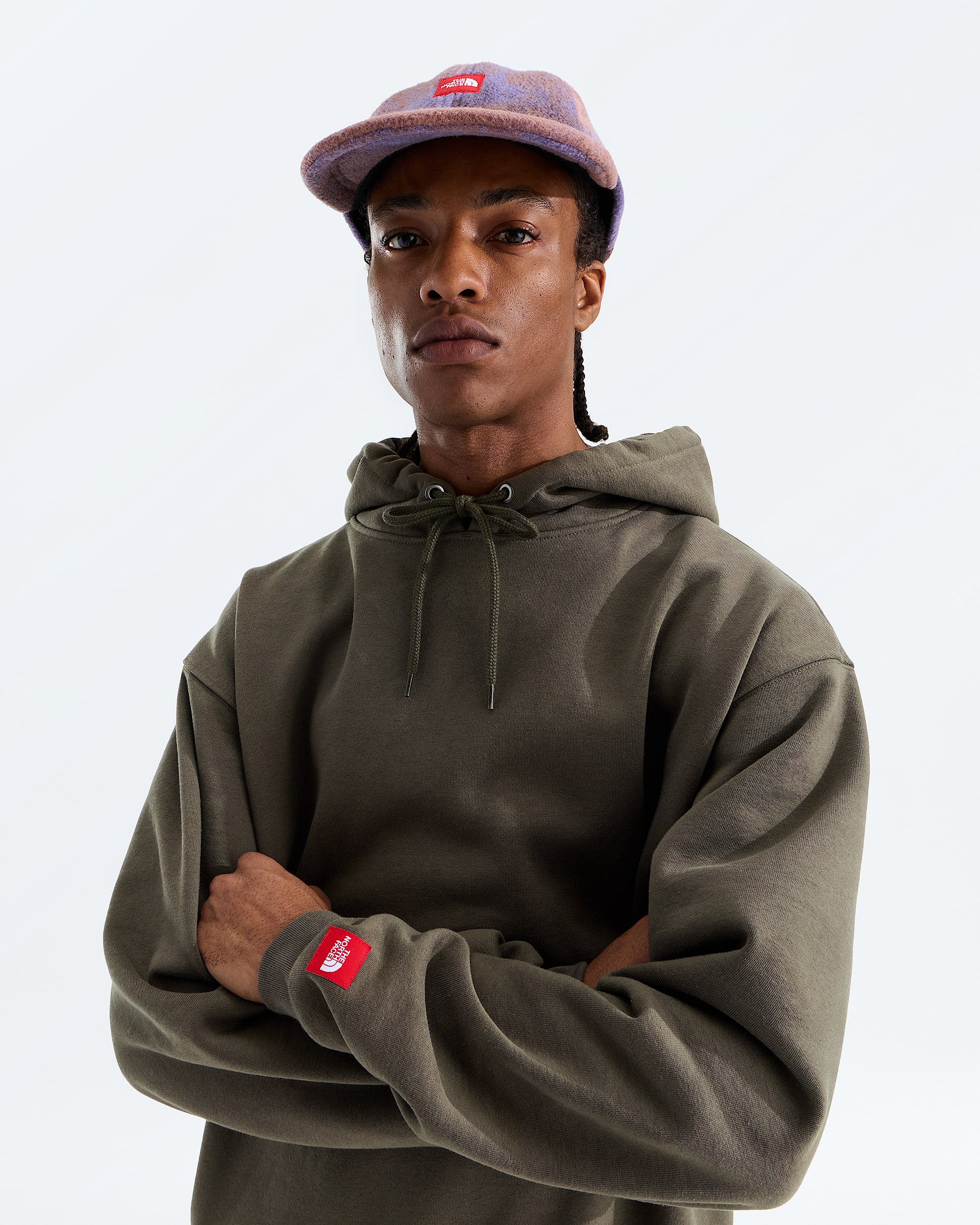 Mens TNF Red Box Hoodie TNF HERO3