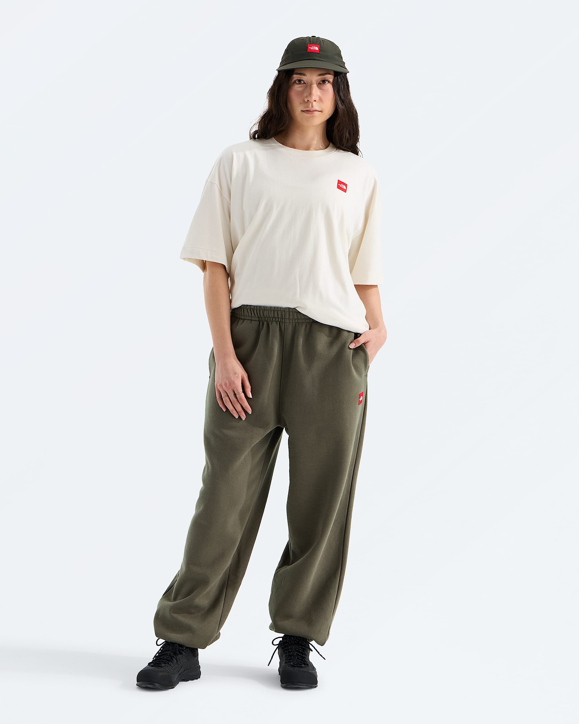 Mens TNF Red Box Sweatpants TNF ALT1