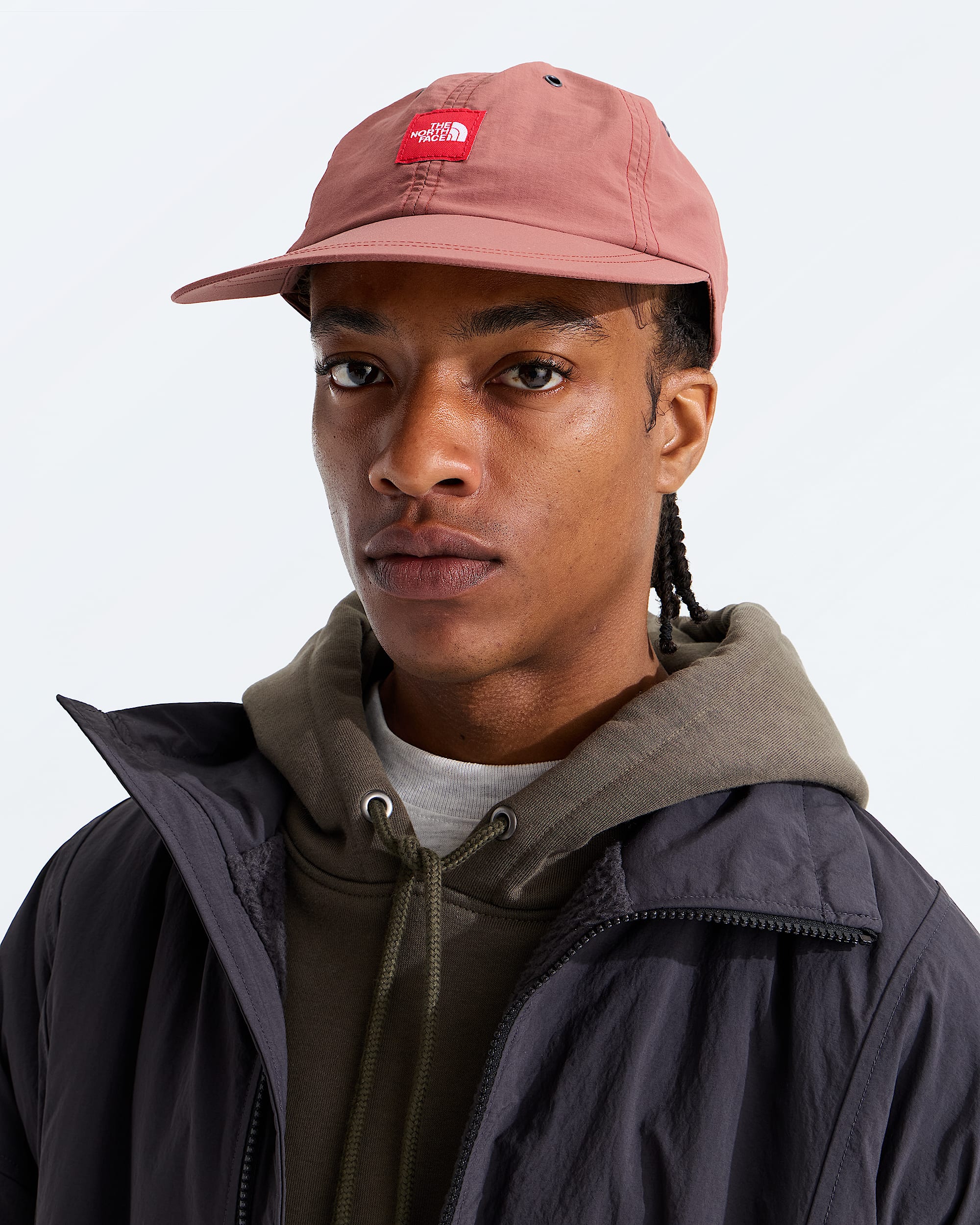 TNF Red Box Nylon Hat TNF BACK