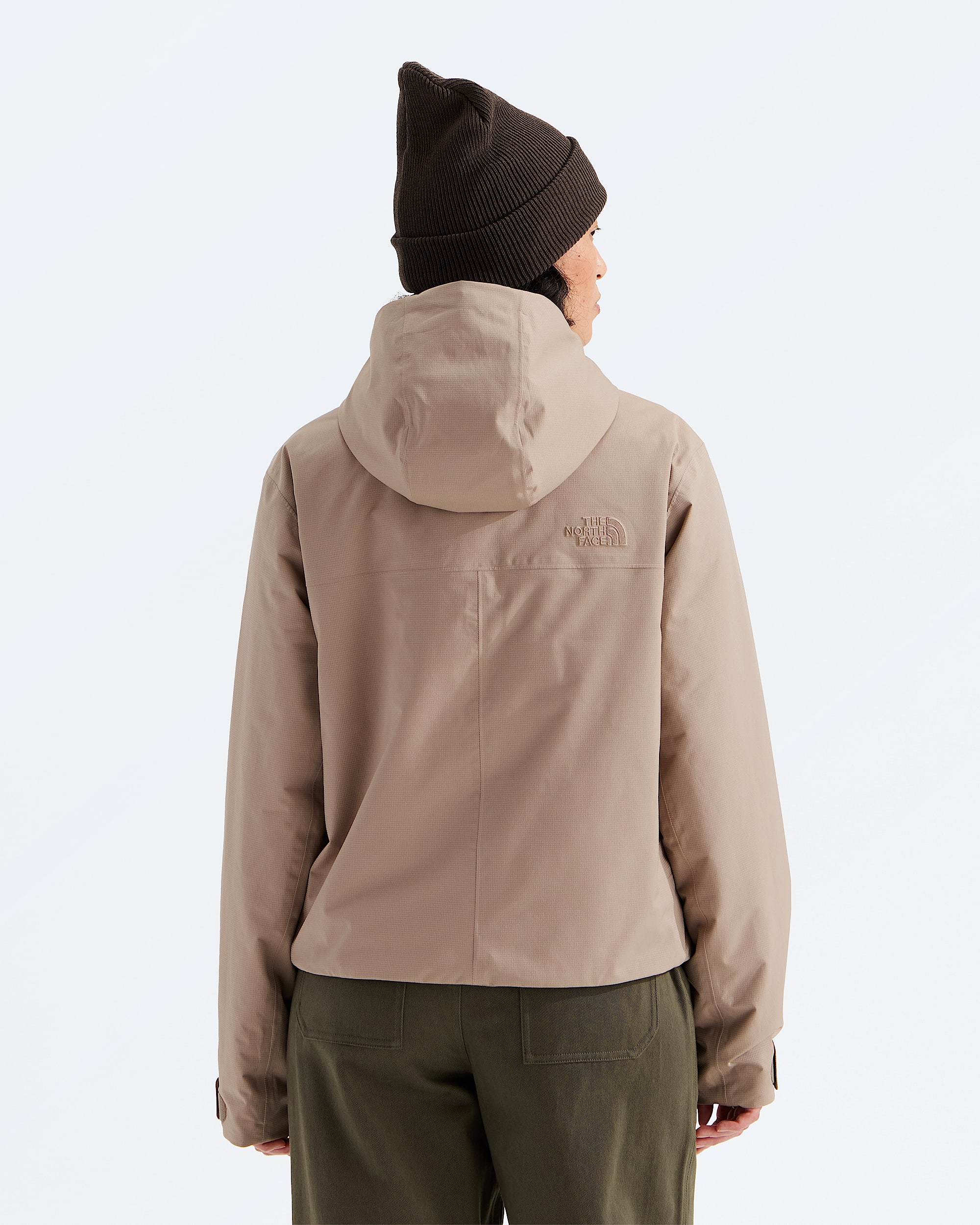 Womens TNF Range LT Hooded Jacket TNF BACK