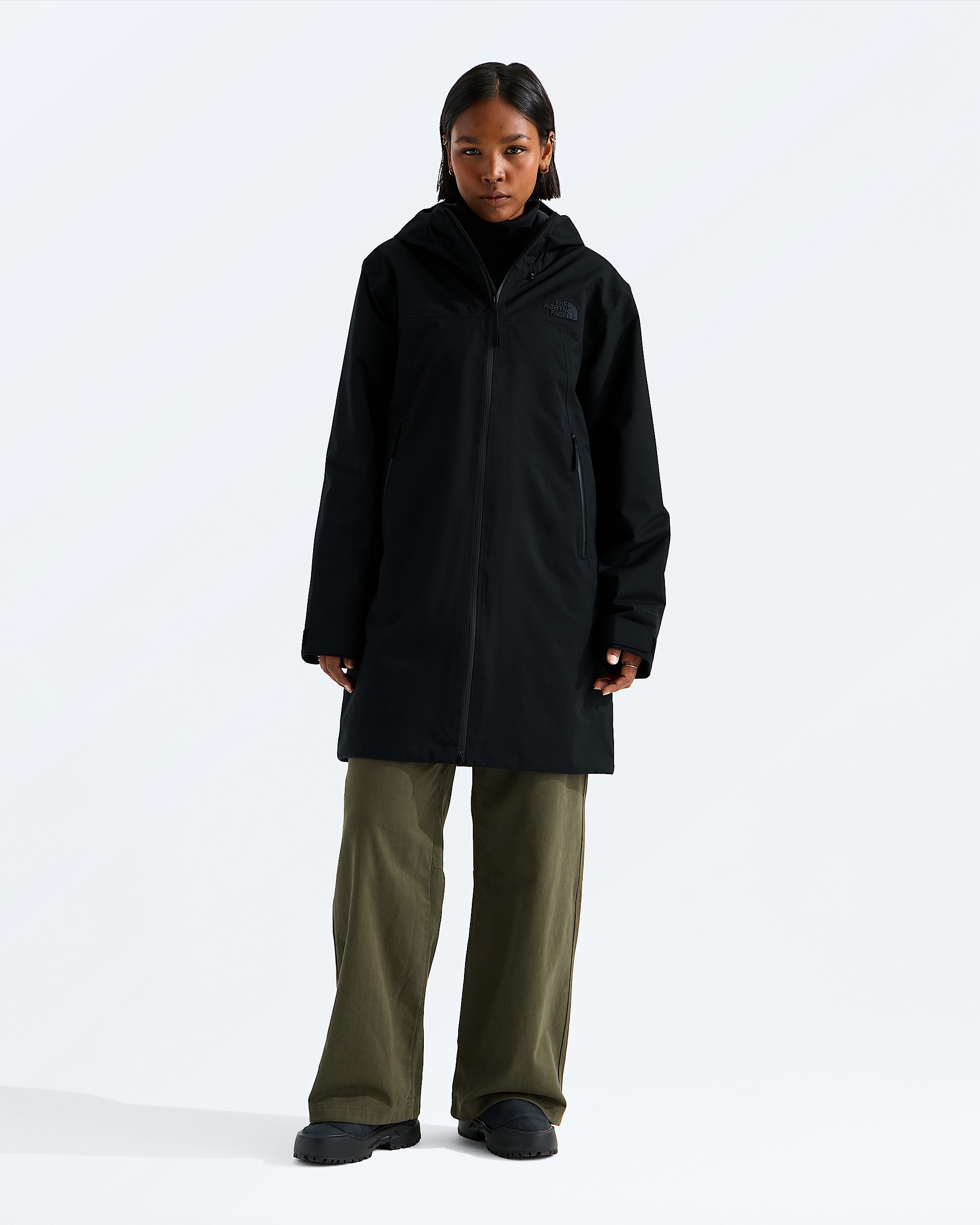 Womens TNF Range Lightweight Hooded Parka TNF Main