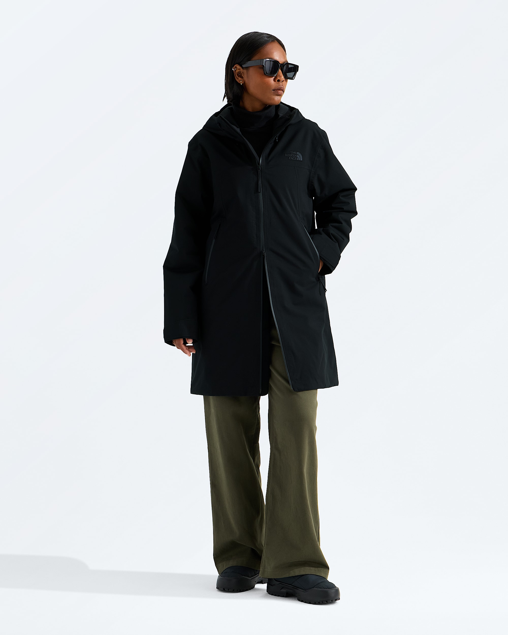 Womens TNF Range Lightweight Hooded Parka TNF HERO2